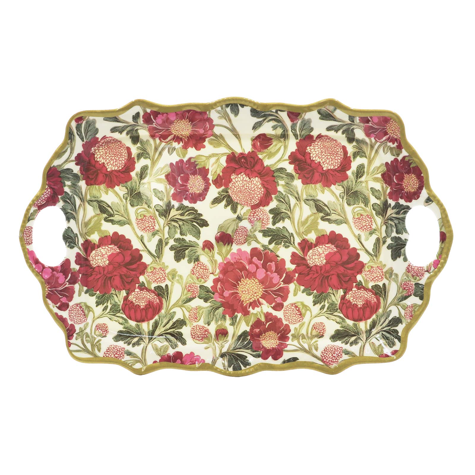 16.75&#x22; Pink Floral Tray by Ashland&#xAE;