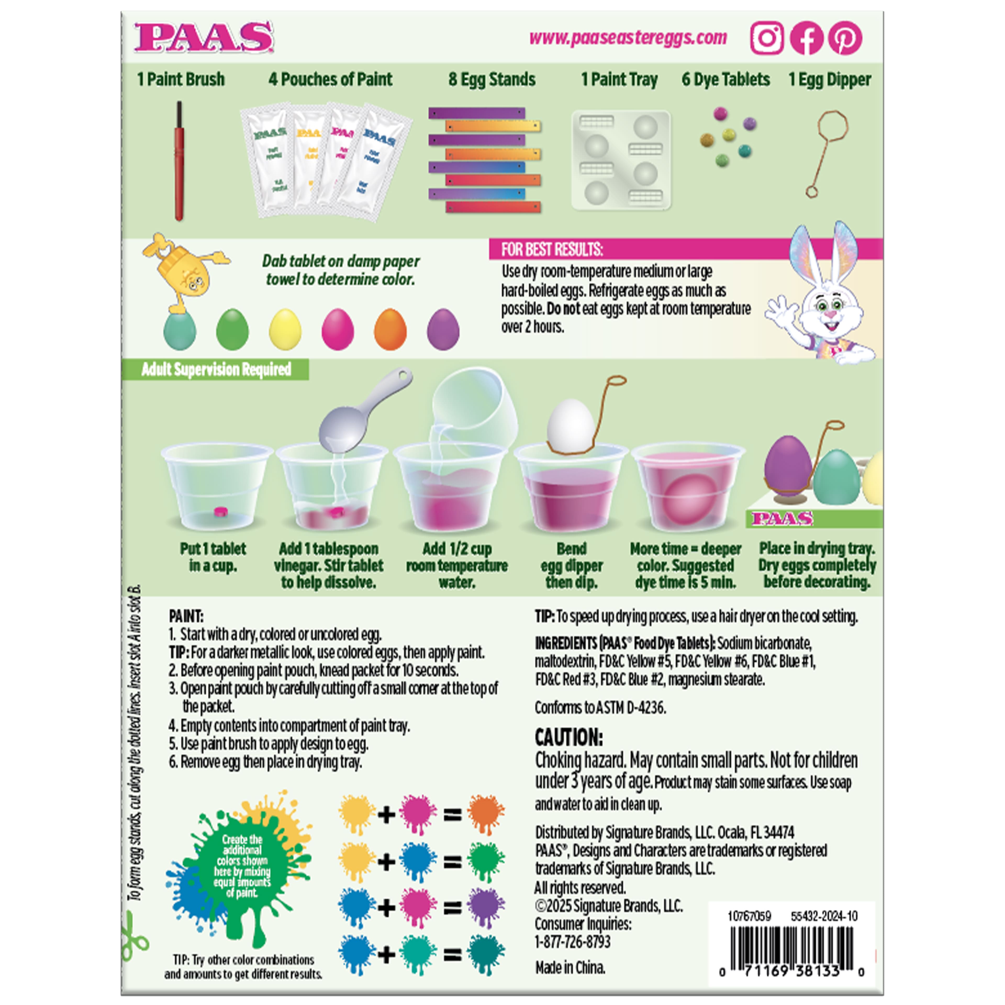 PAAS&#xAE; Paints Egg Decorating Kit