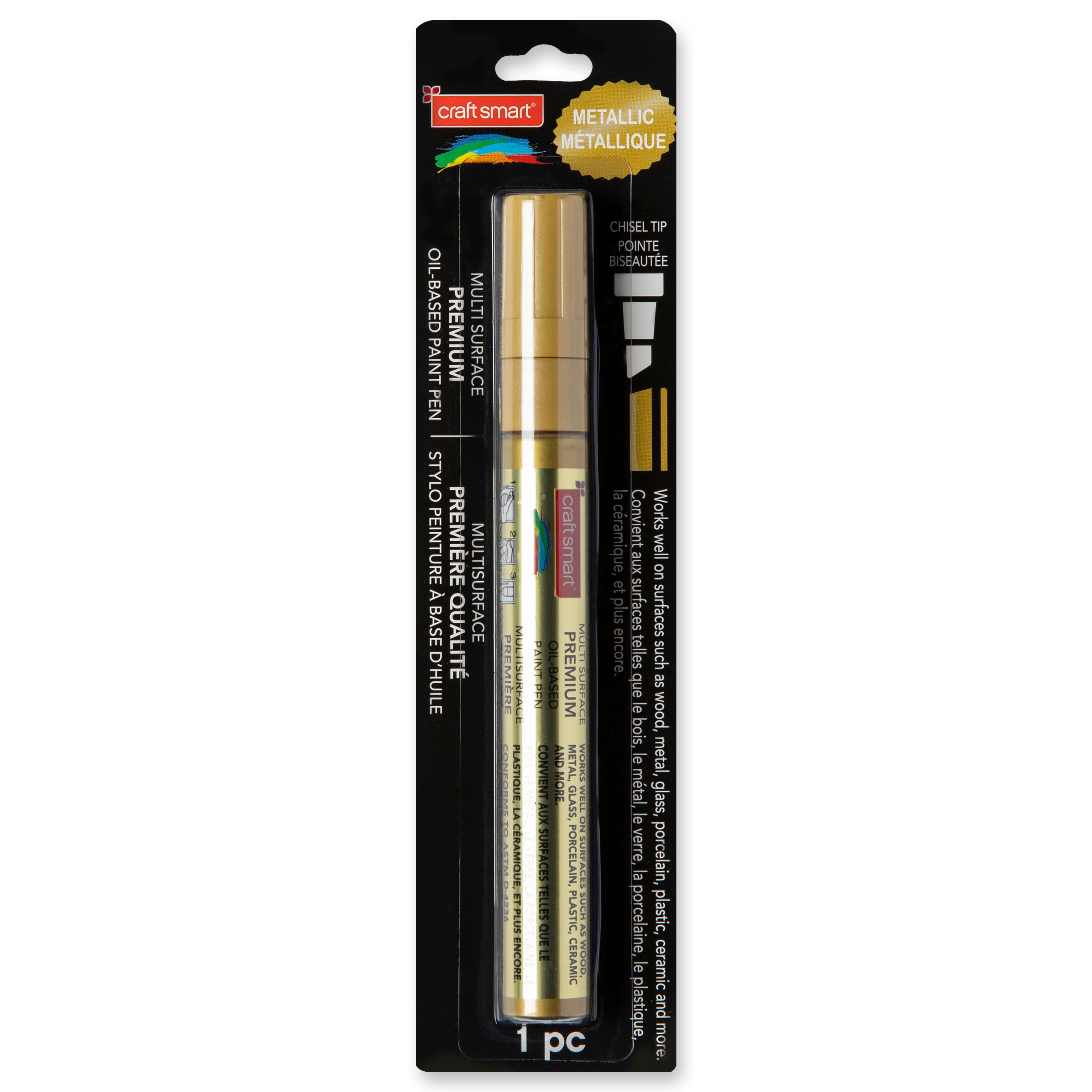 Chisel Tip Multi-Surface Premium Paint Pen by Craft Smart®
