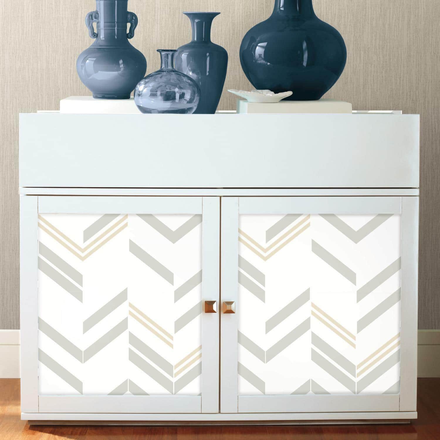 RoomMates Chevron Stripe Peel & Stick Wallpaper