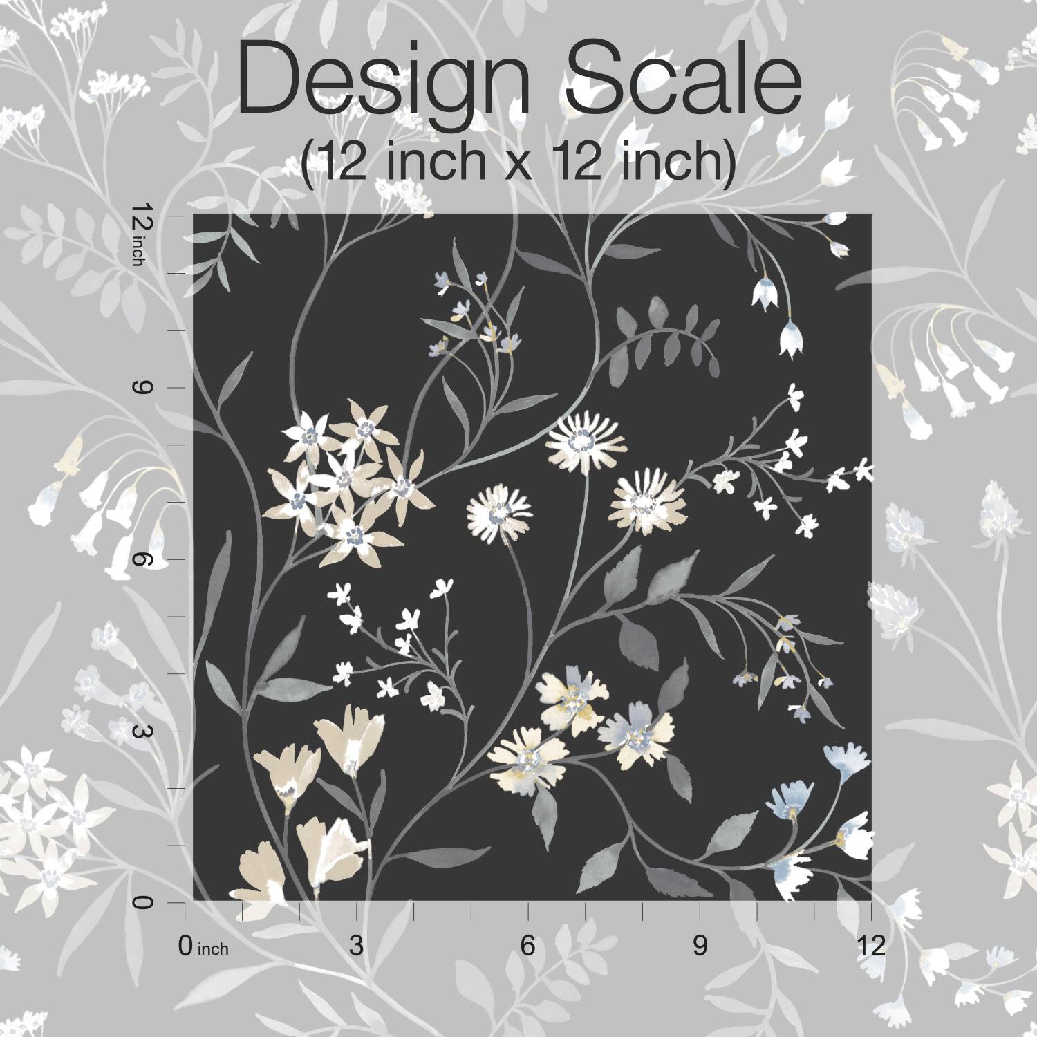RoomMates Meadow Mix Peel &#x26; Stick Wallpaper