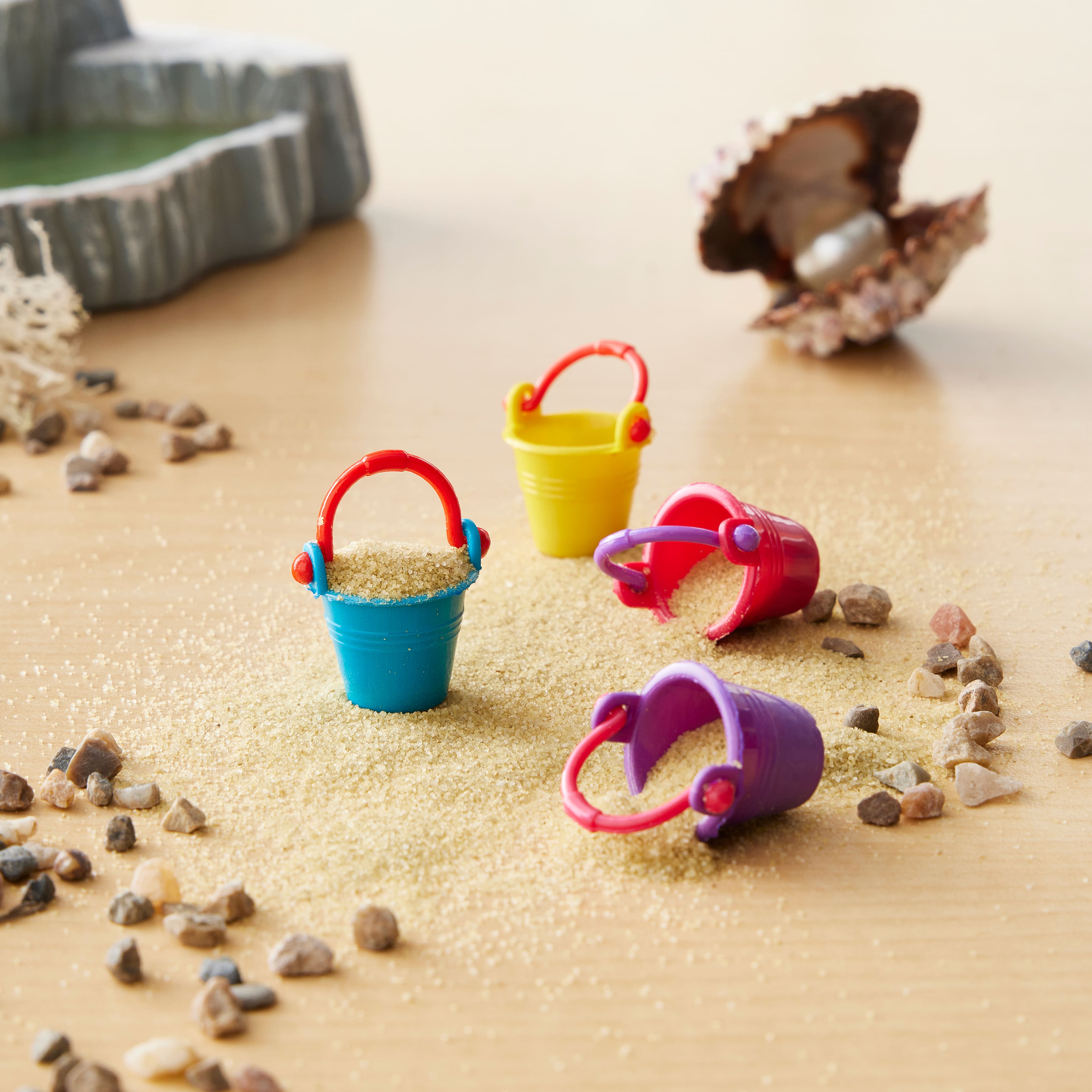 Mini Bright Plastic Buckets by Make Market&#xAE;