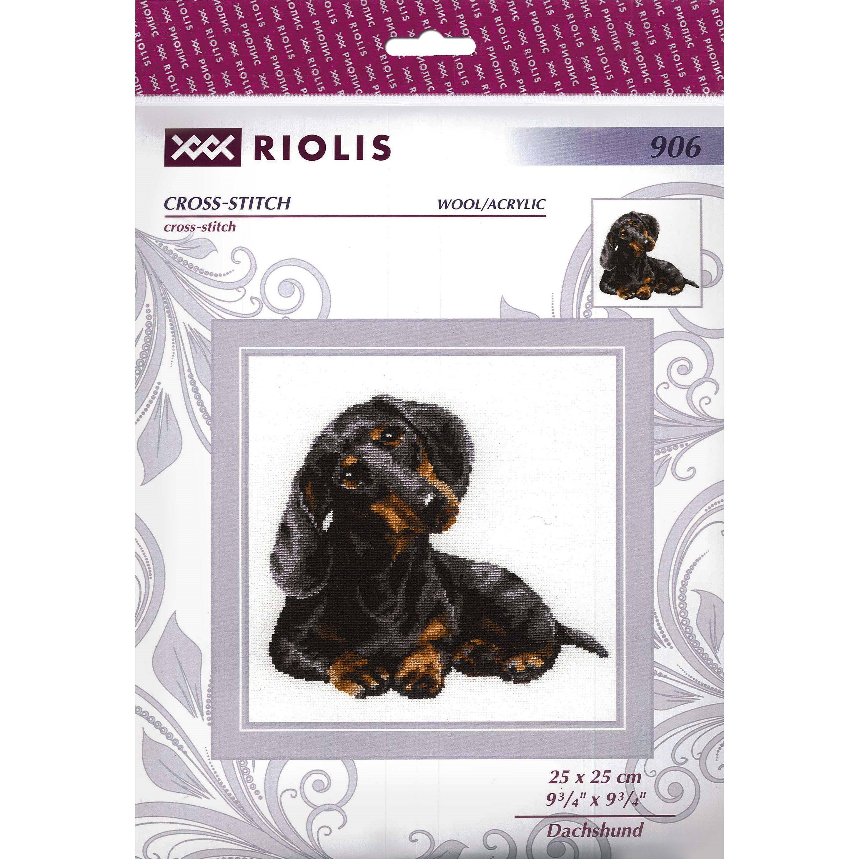 RIOLIS Dachshund Cross Stitch Kit