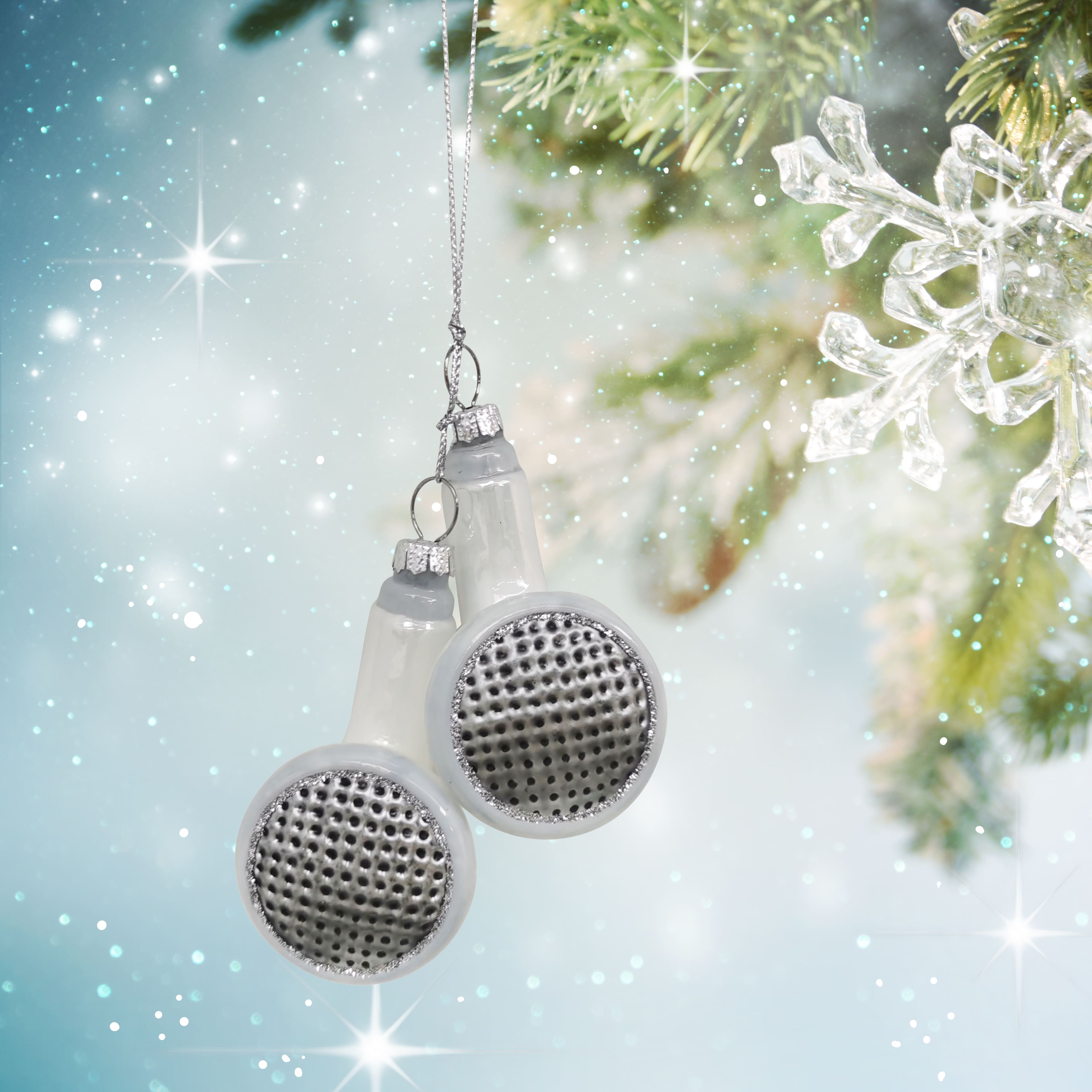 5&#x22; Headphones Glass Ornament by Ashland&#xAE;