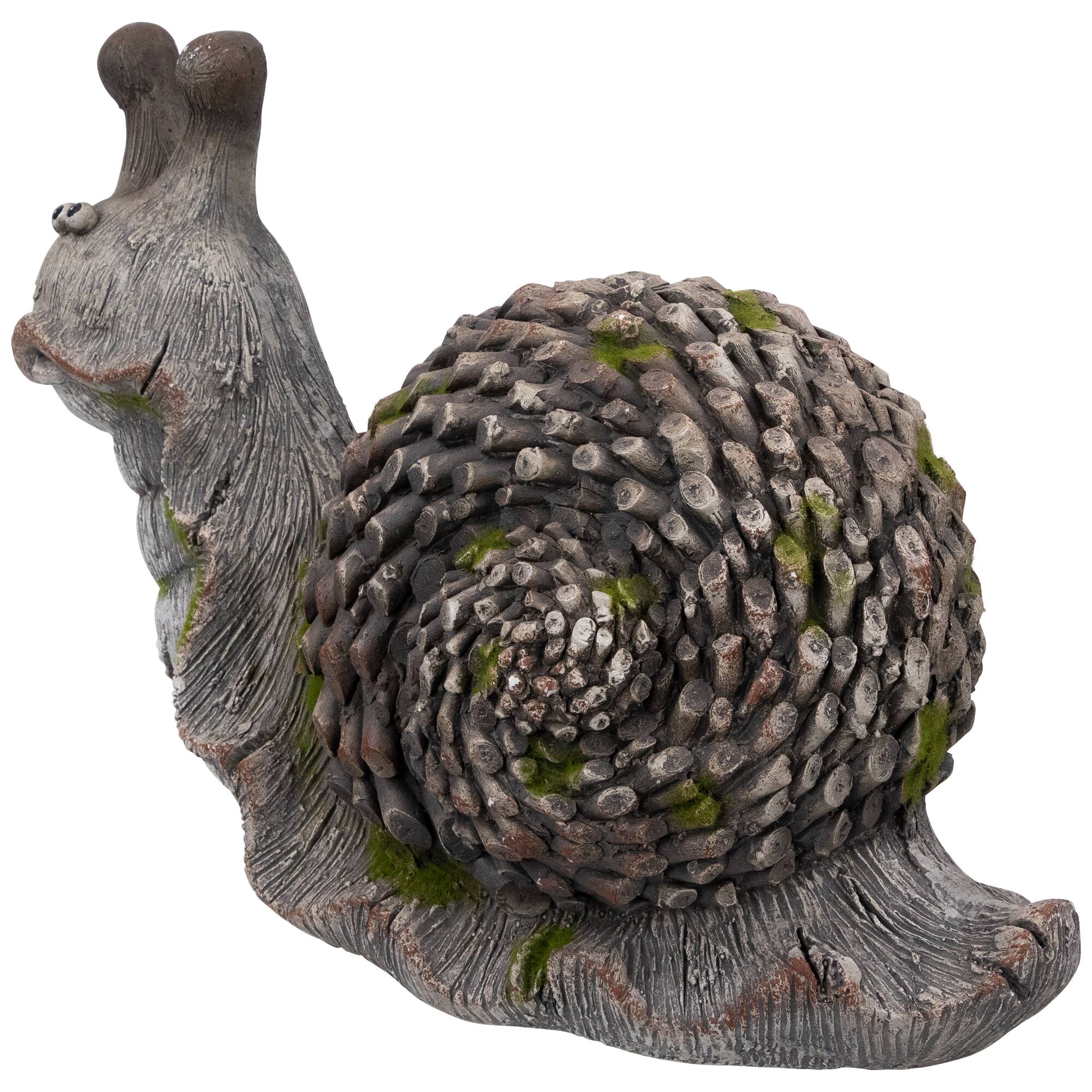 15&#x22; Slowpoke Snail Outdoor Garden Statue