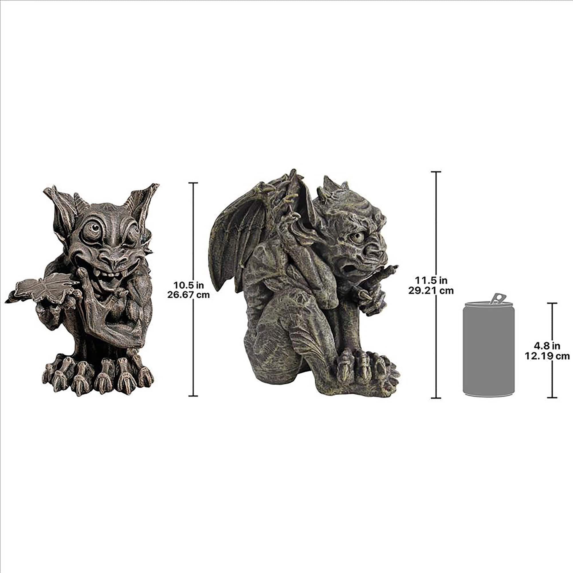 Design Toscano Babble &#x26; Whisper The Gothic Gargoyle Sculptures Set