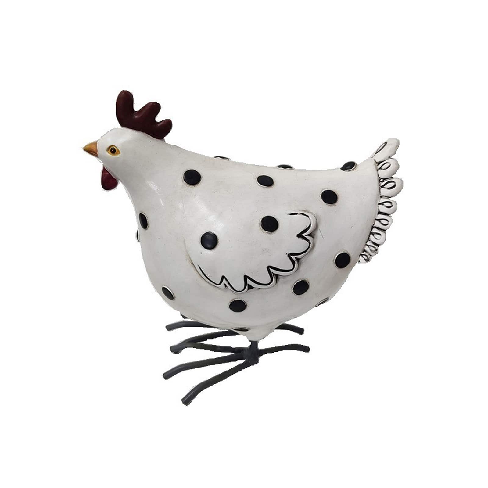 Santa&#x27;s Workshop 6&#x22; Shabby Chic Chicken