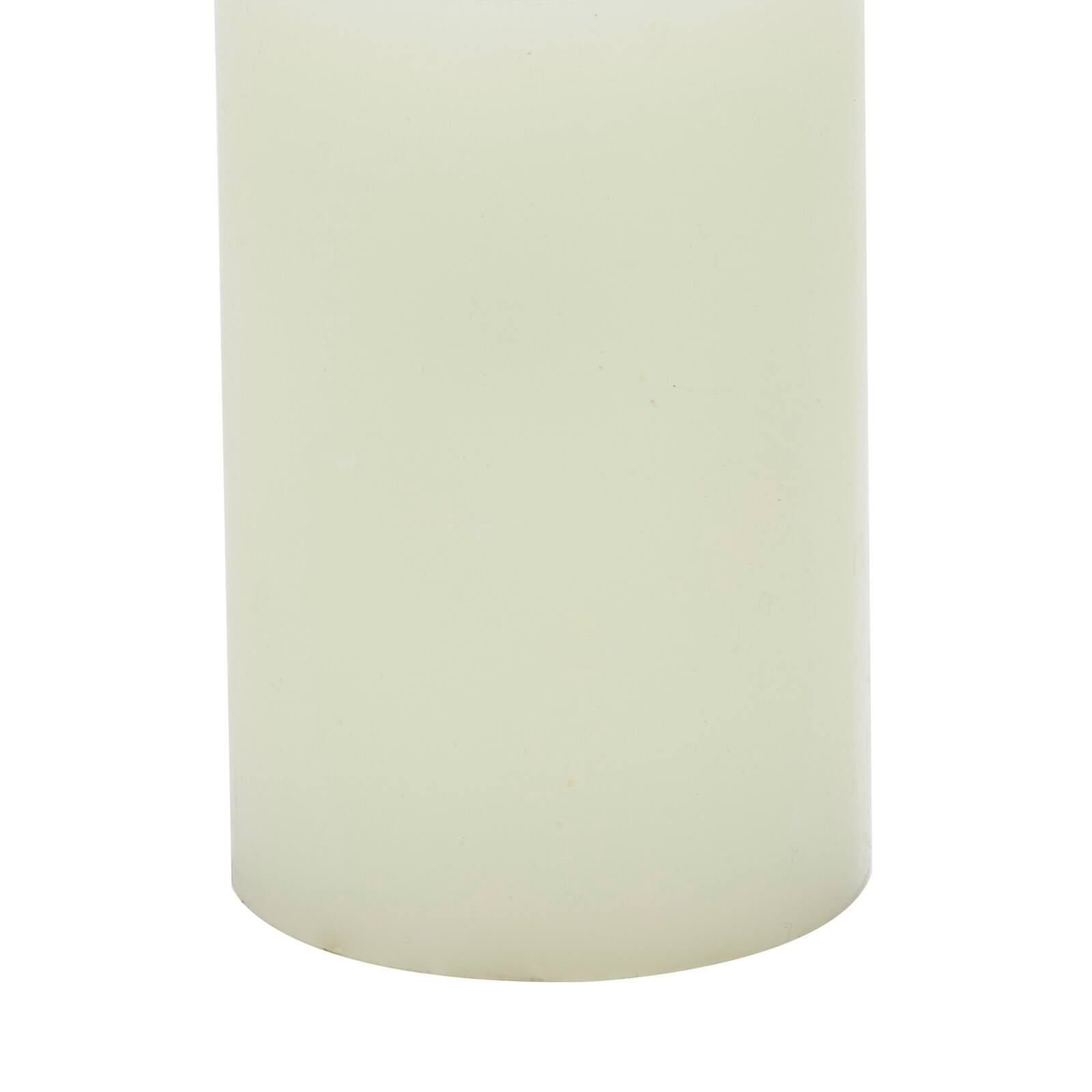 Yellow Traditional Wax Flameless Candle Set