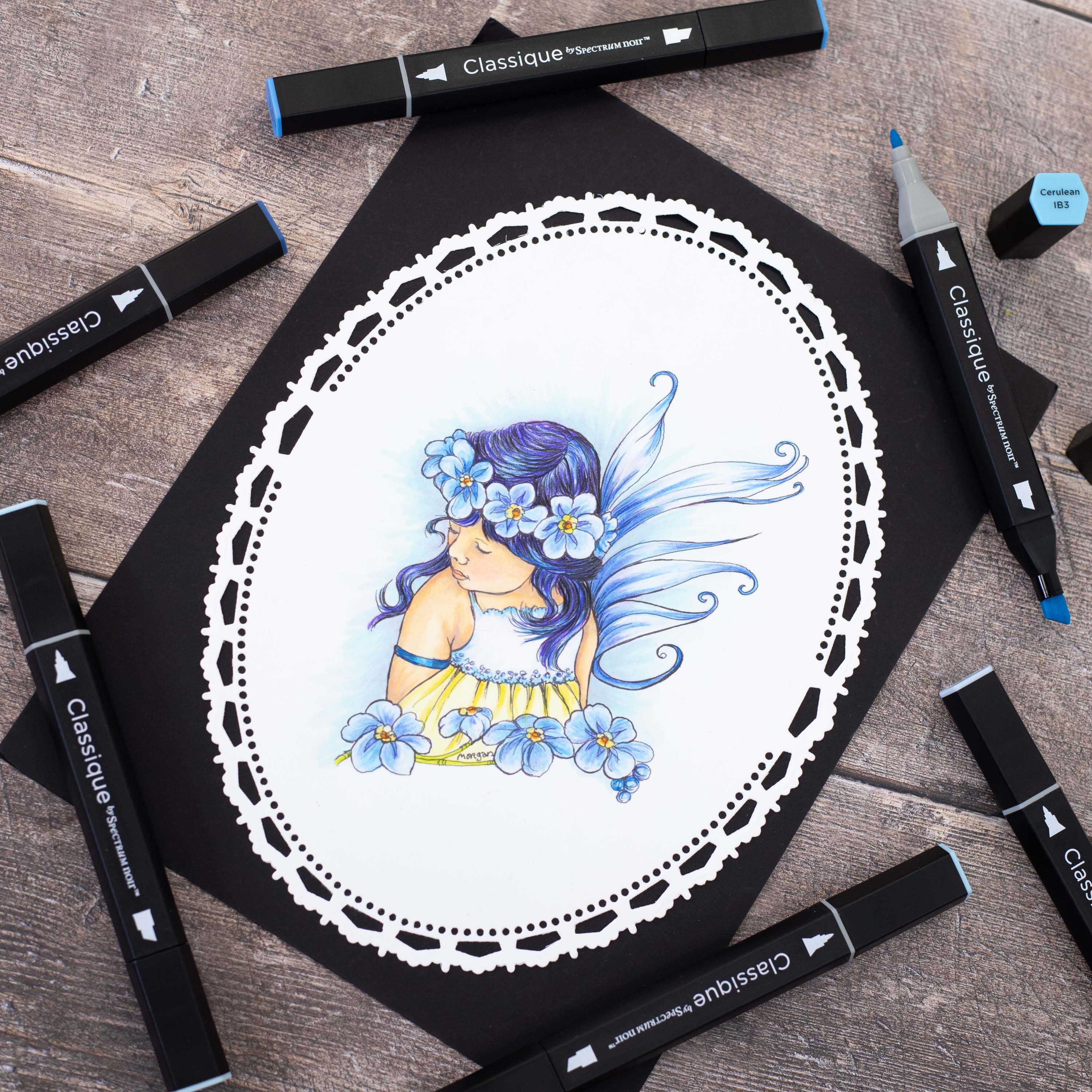 Spectrum Noir™ Classique Blues Dual Tip Marker Set