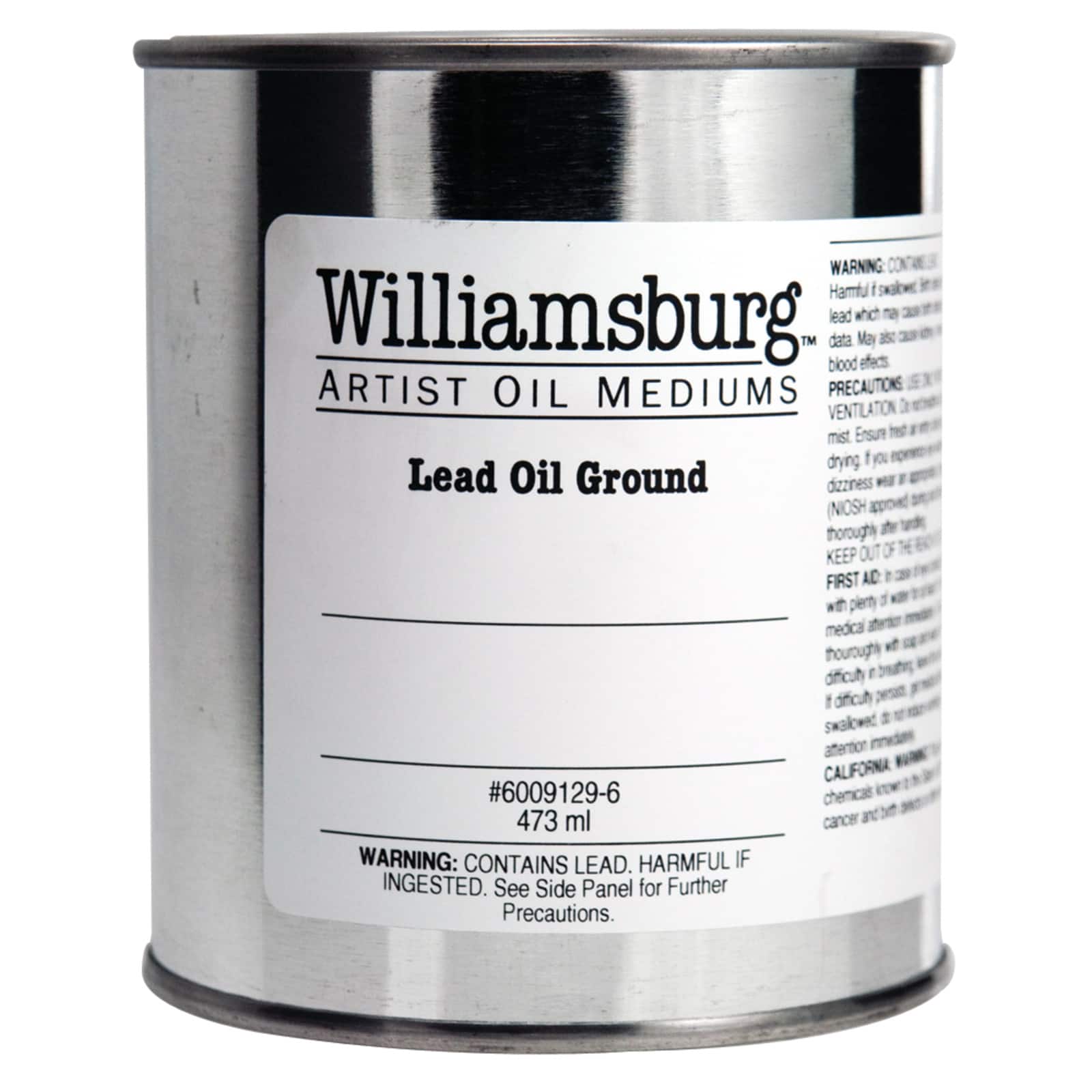 Williamsburg® Artist Oil Mediums Lead Oil Ground, 1lb.