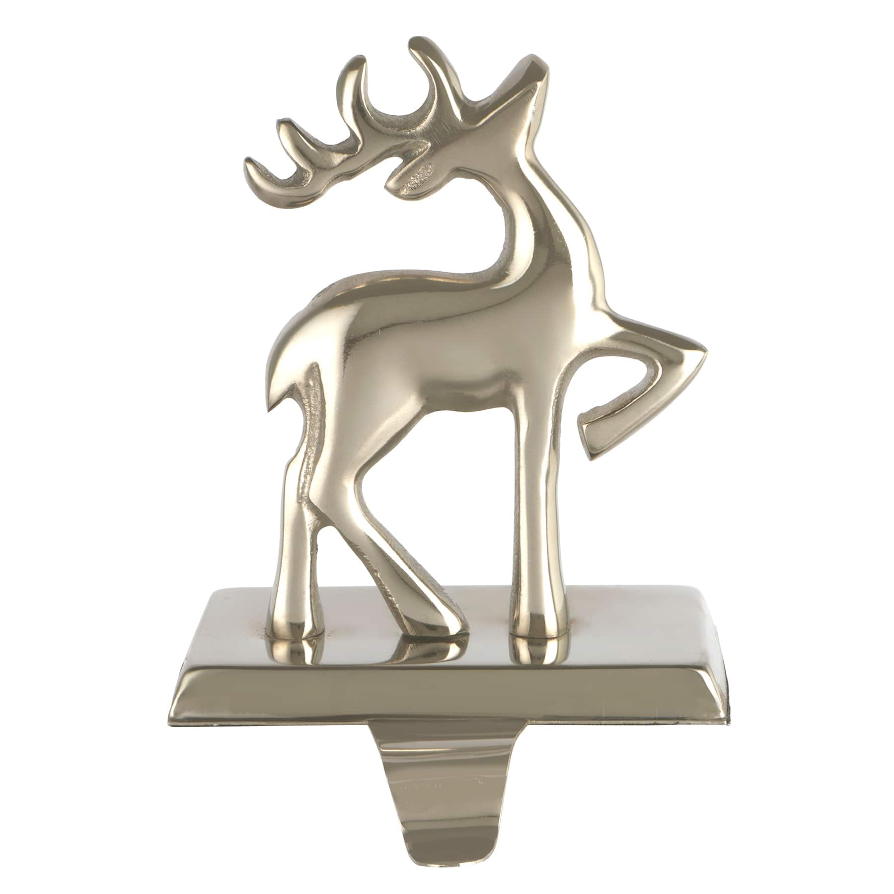 Silver Reindeer Stocking Holder by Ashland&#xAE;