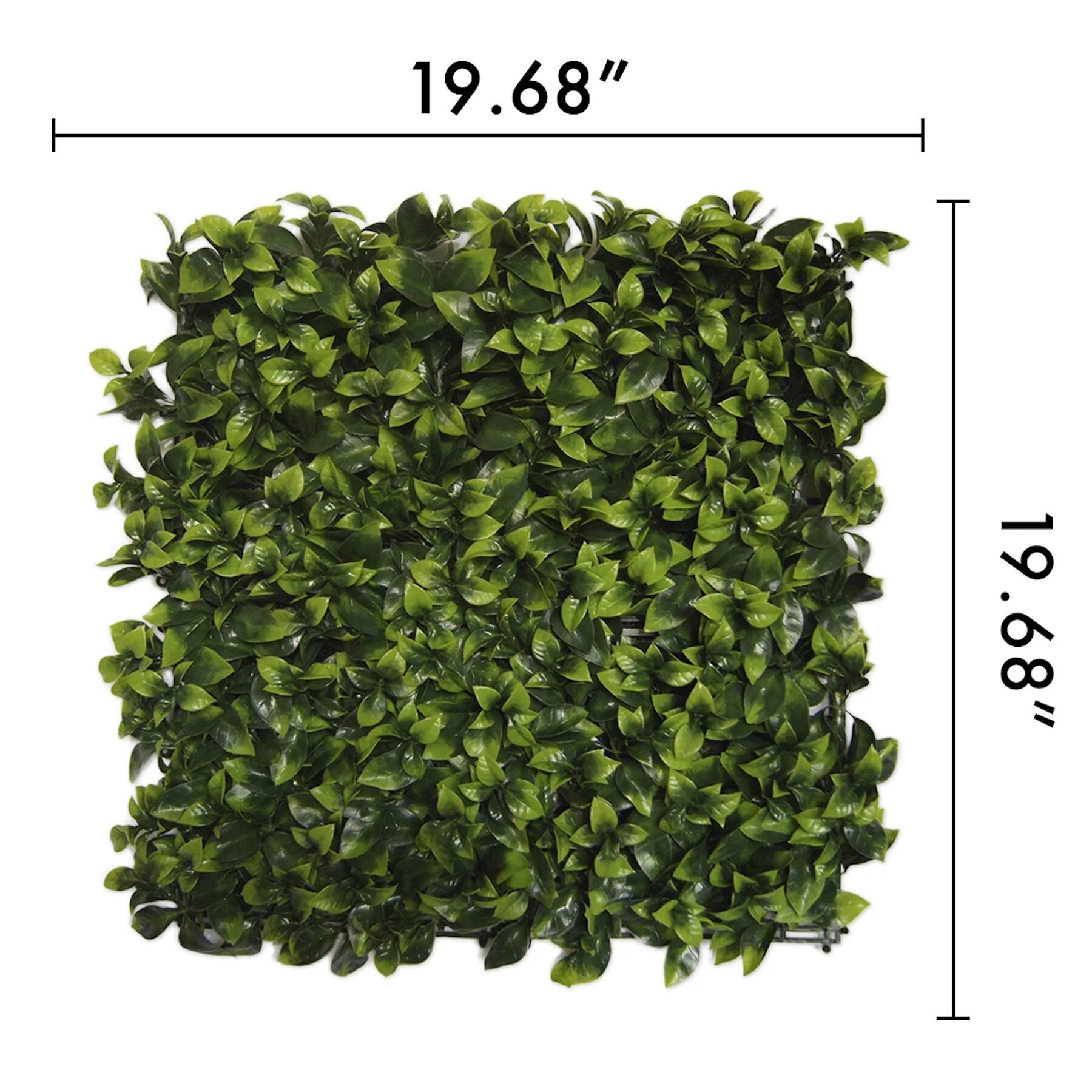 20" Cancun Style Plant Living Wall Panels, 4ct.