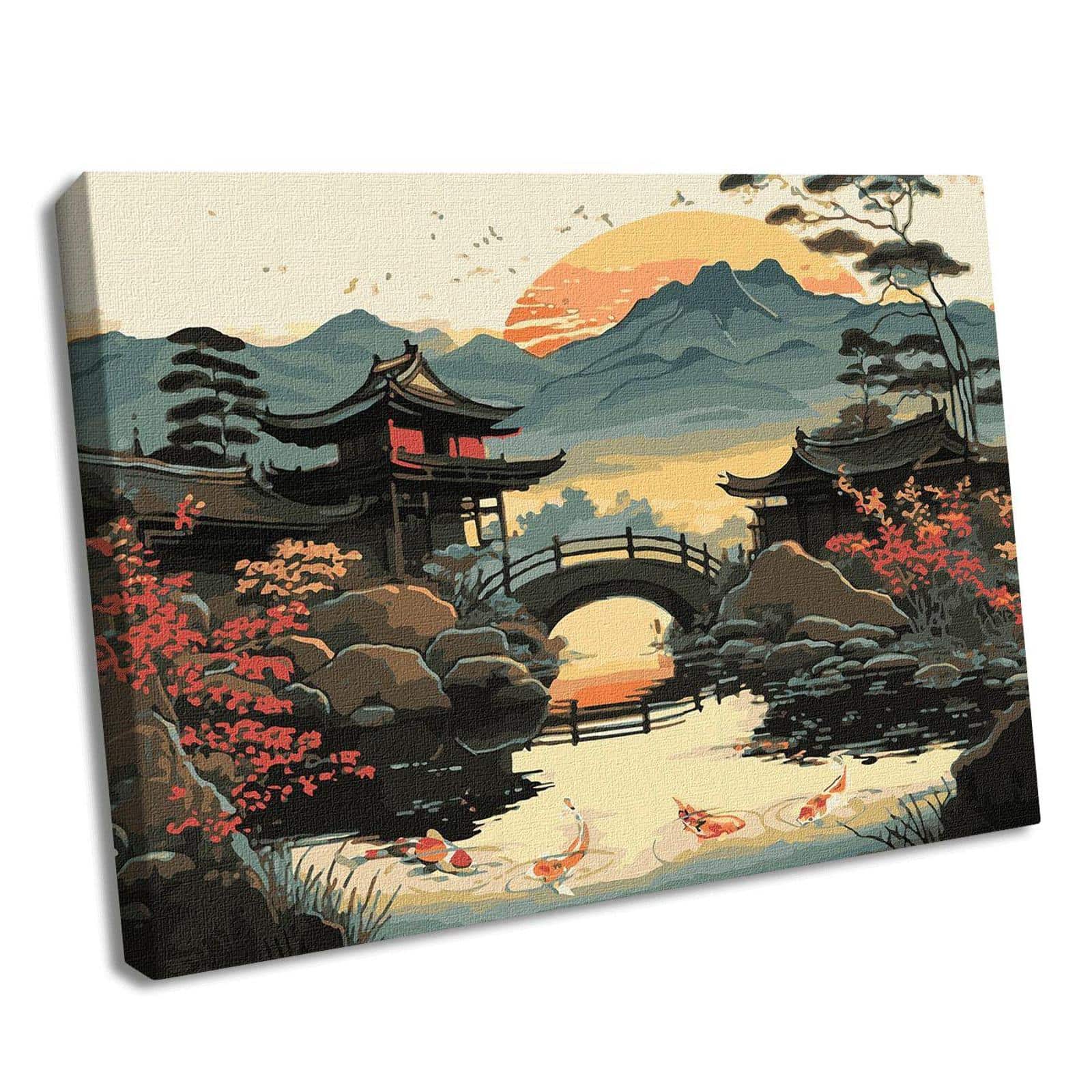 Pictures and Paintings［カセット］ Ideyka Beautiful East Painting by Numbers Kit | Michaels