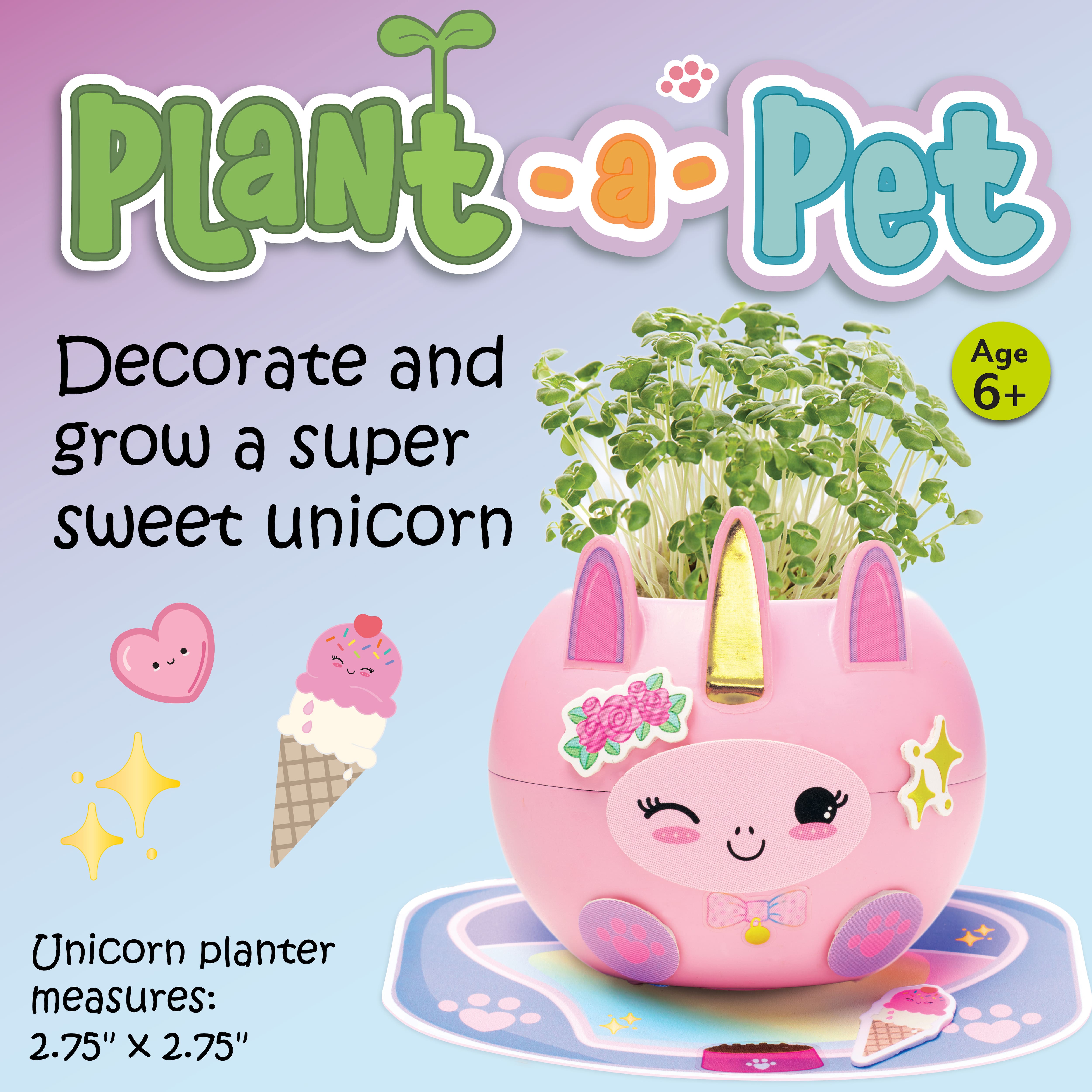 Creativity for Kids&#xAE; Plant-a-Pet Kawaii Unicorn Kit