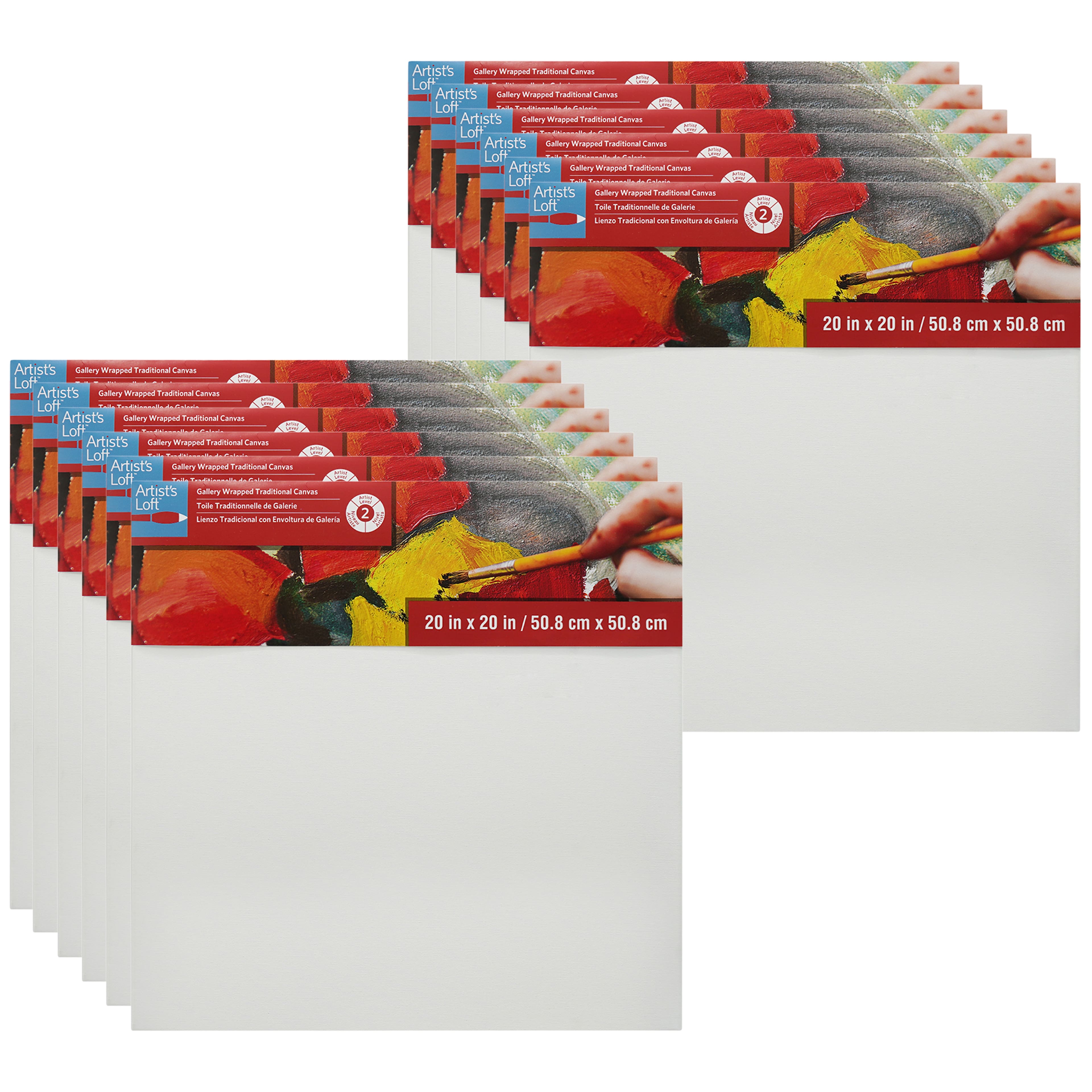 12 Pack: Level 2 Gallery Wrapped Traditional Canvas by Artist's Loft®