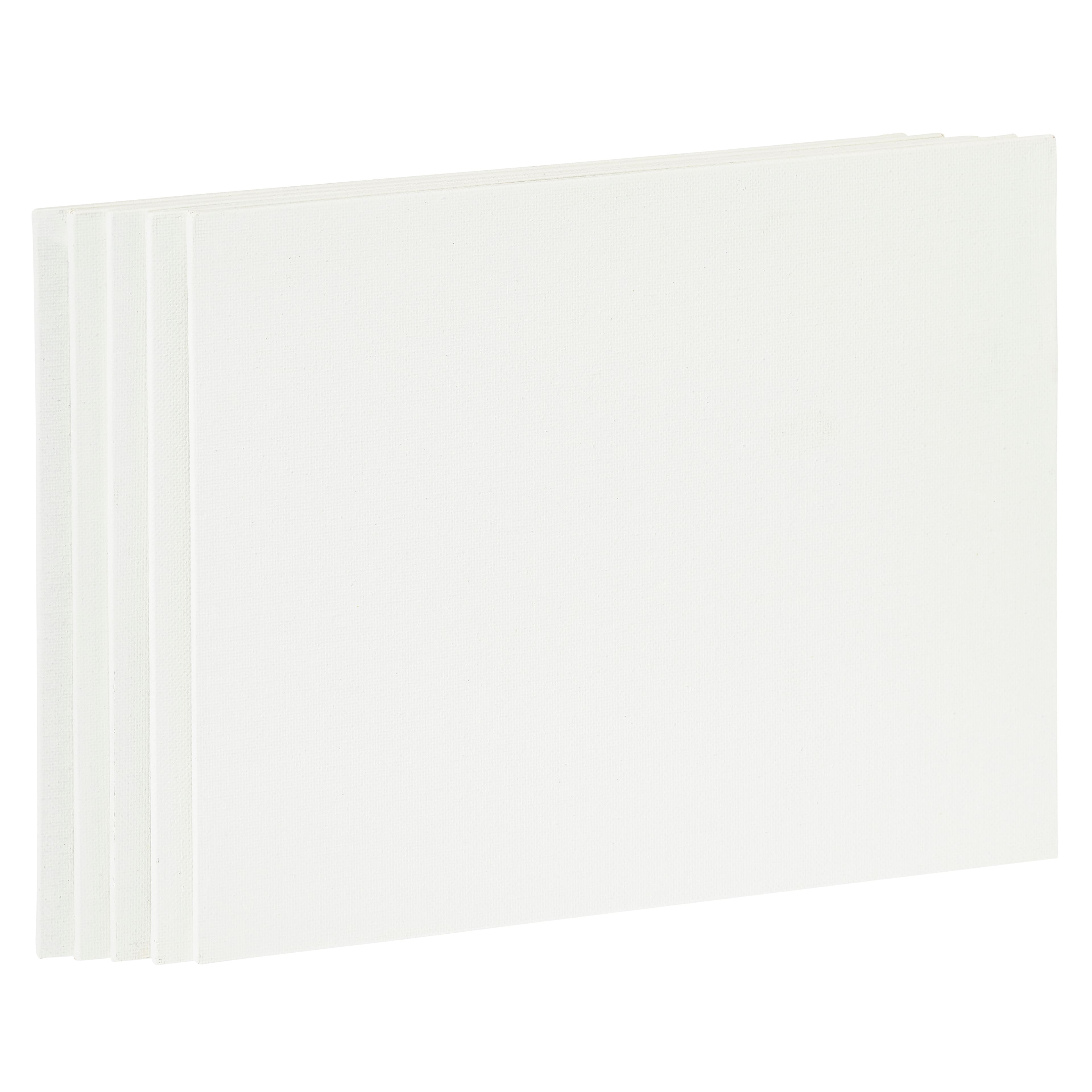 Arteza Stretched Canvas, Classic, White, 5x7, Blank Canvas Boards for  Painting - 12 Pack