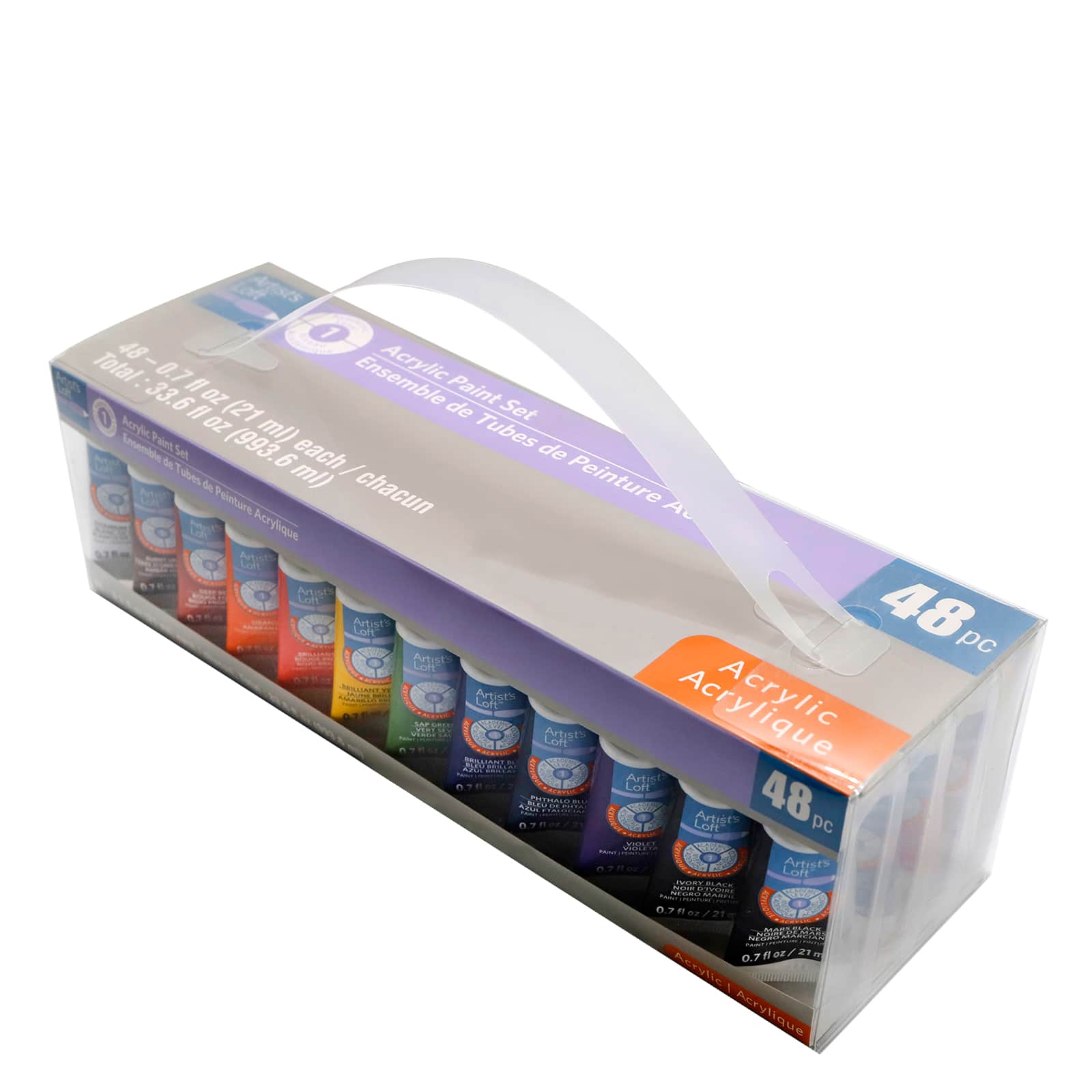 New Artist's Loft Acrylic Paint Color Set Box x48 Tubes Total