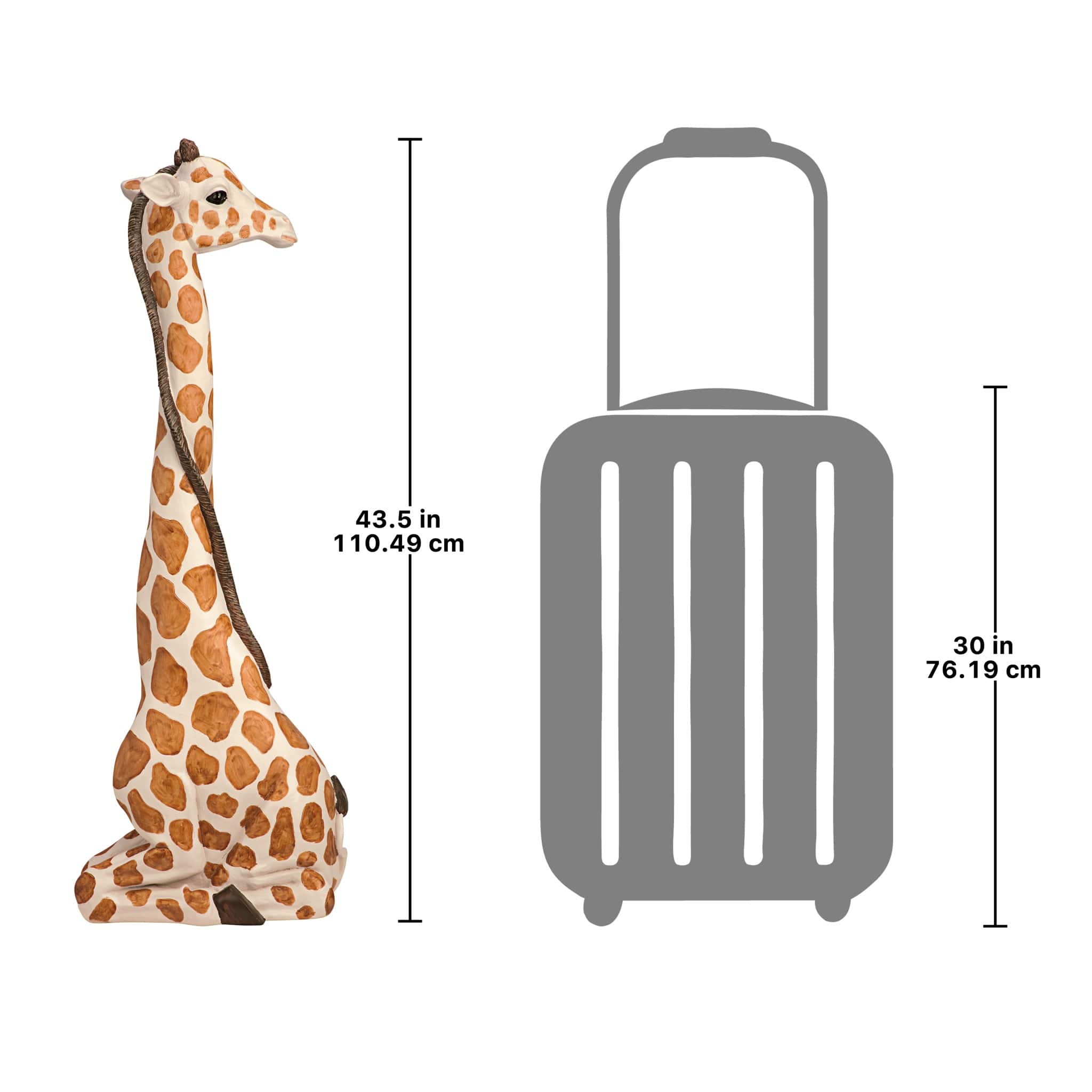 Design Toscano® 43.5" Gigi the Garden Giraffe Statue