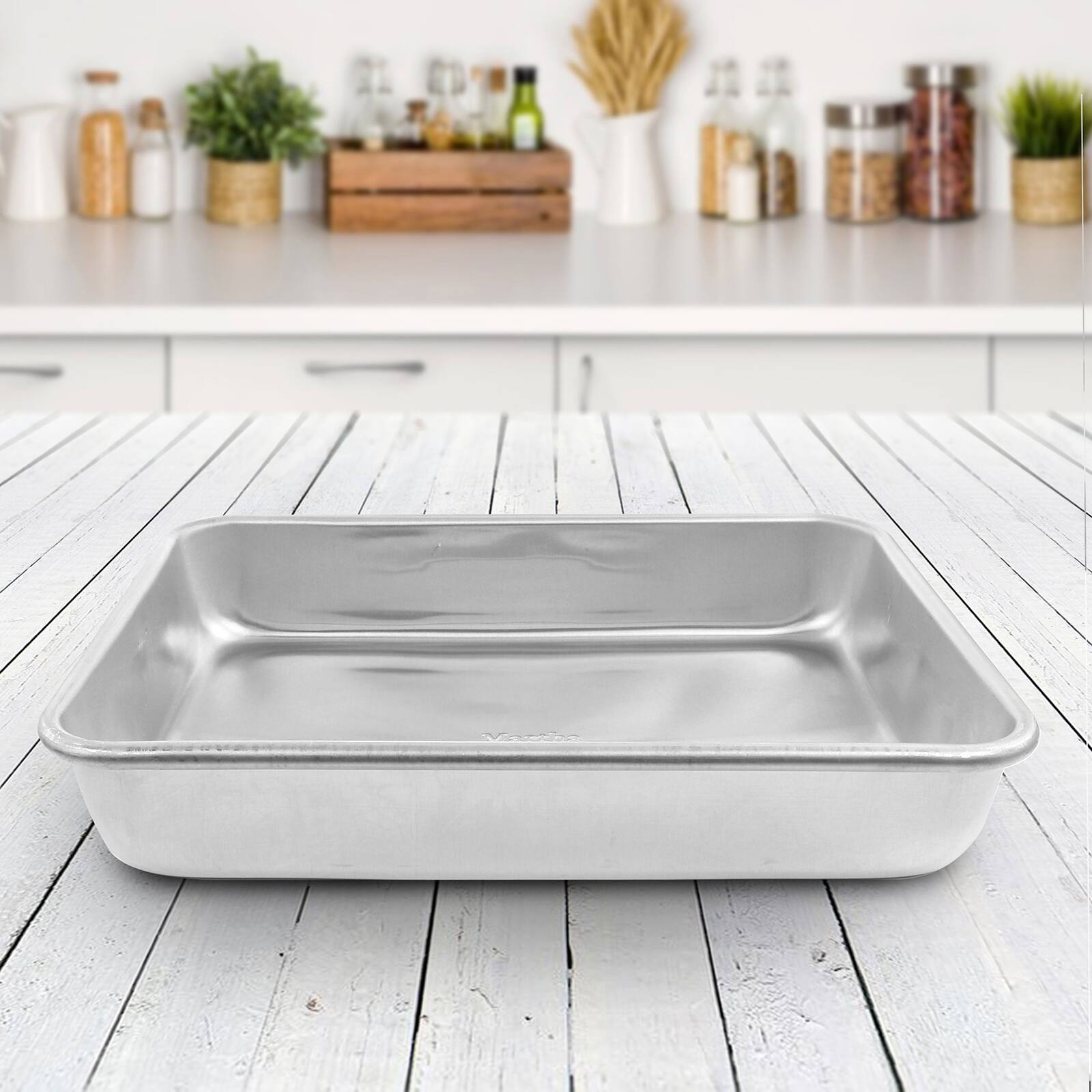 Martha Stewart Aluminum Roaster Pan, 12 x 8.75 in - Ralphs