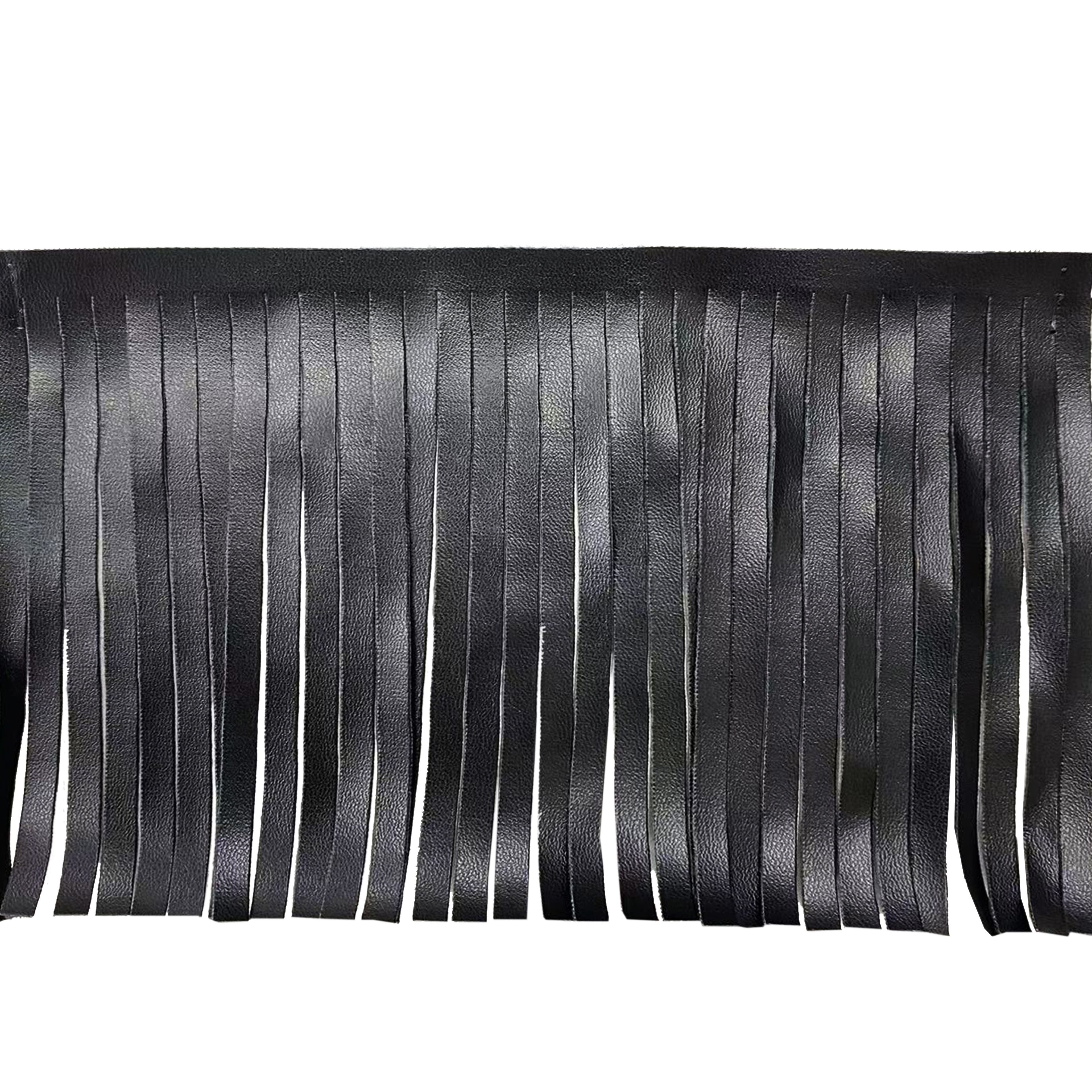 4" Faux Leather Fringe Trim by Celebrate It®