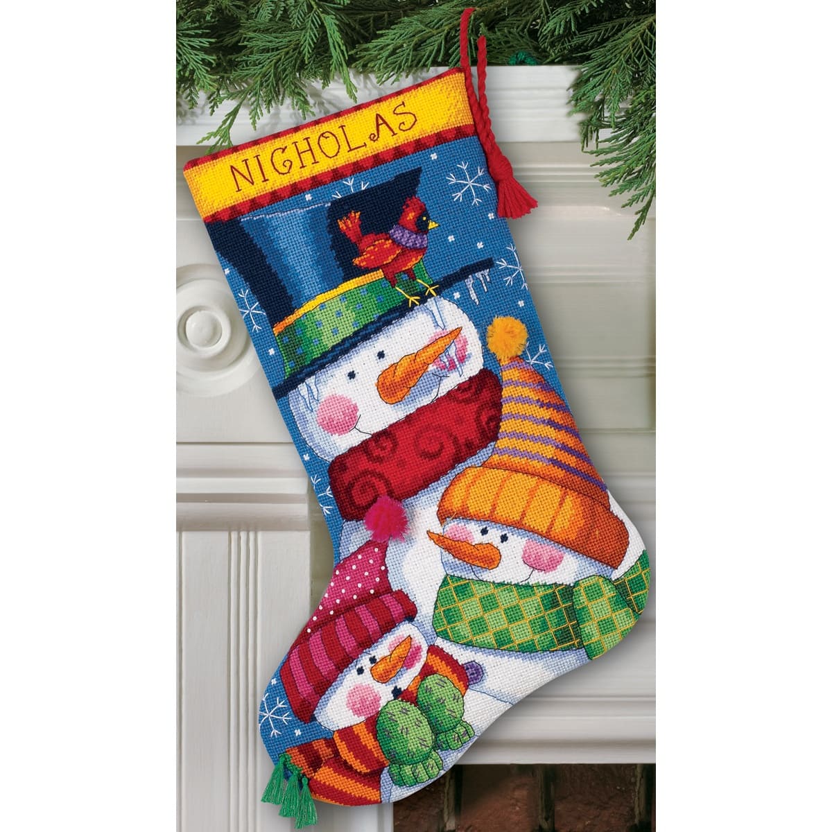 Dimensions&#xAE; Stocking Needlepoint Kit, Long-Freezin&#x27; Season