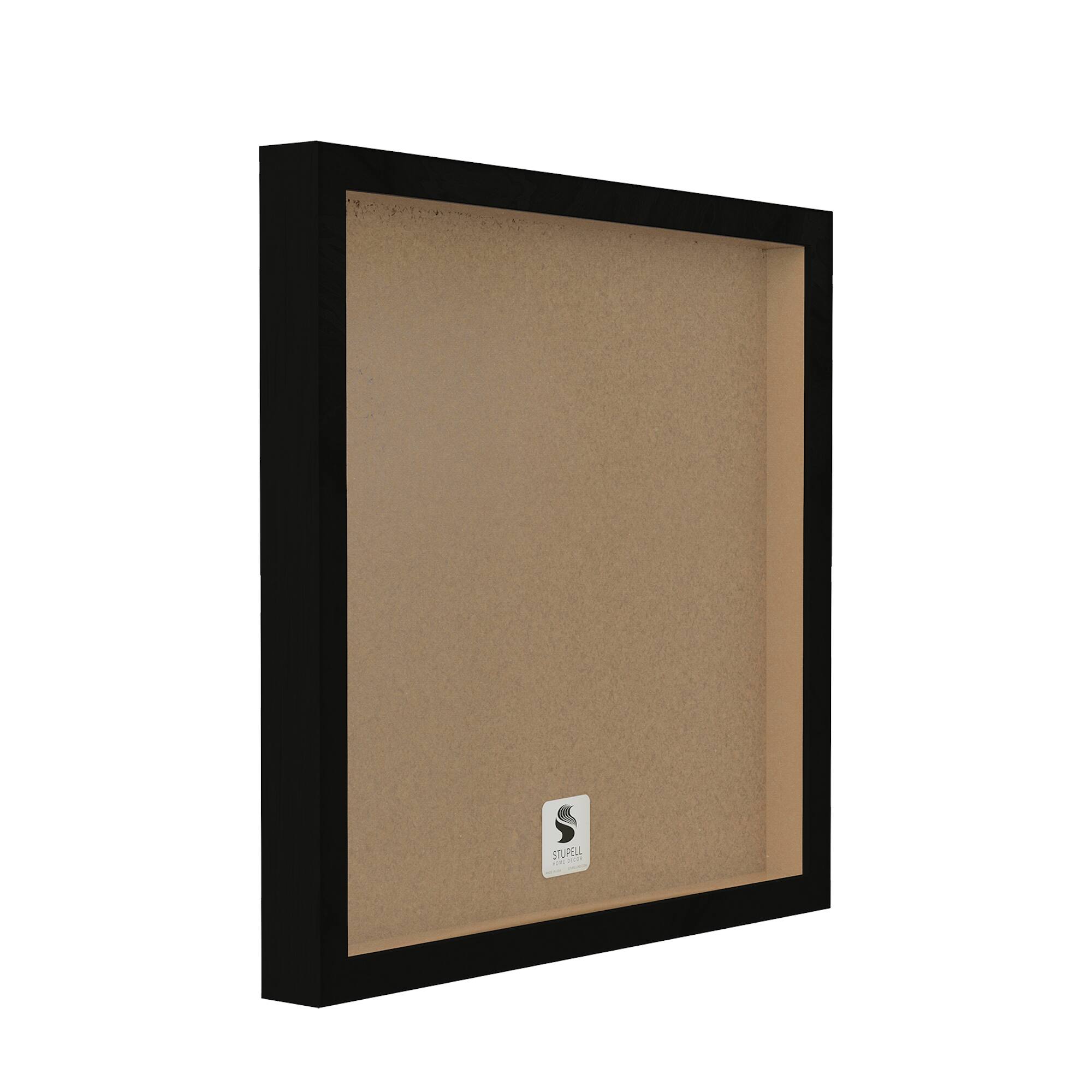 Stupell Industries Happy Easter Round Floral Border Pastel Pink Design Framed Giclee Art