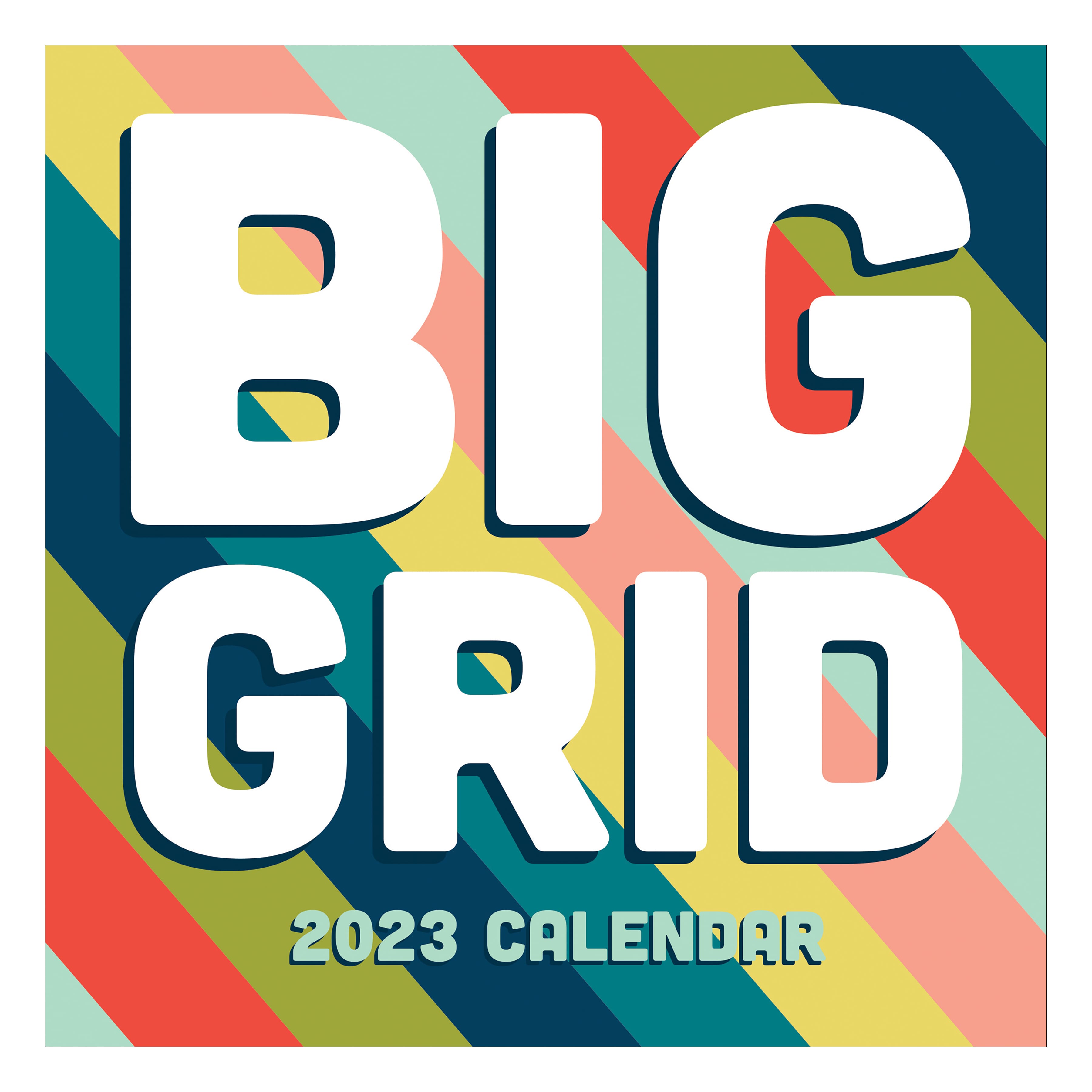 TF Publishing 2023 Big Grid Rainbow Blocks Mini Calendar Michaels