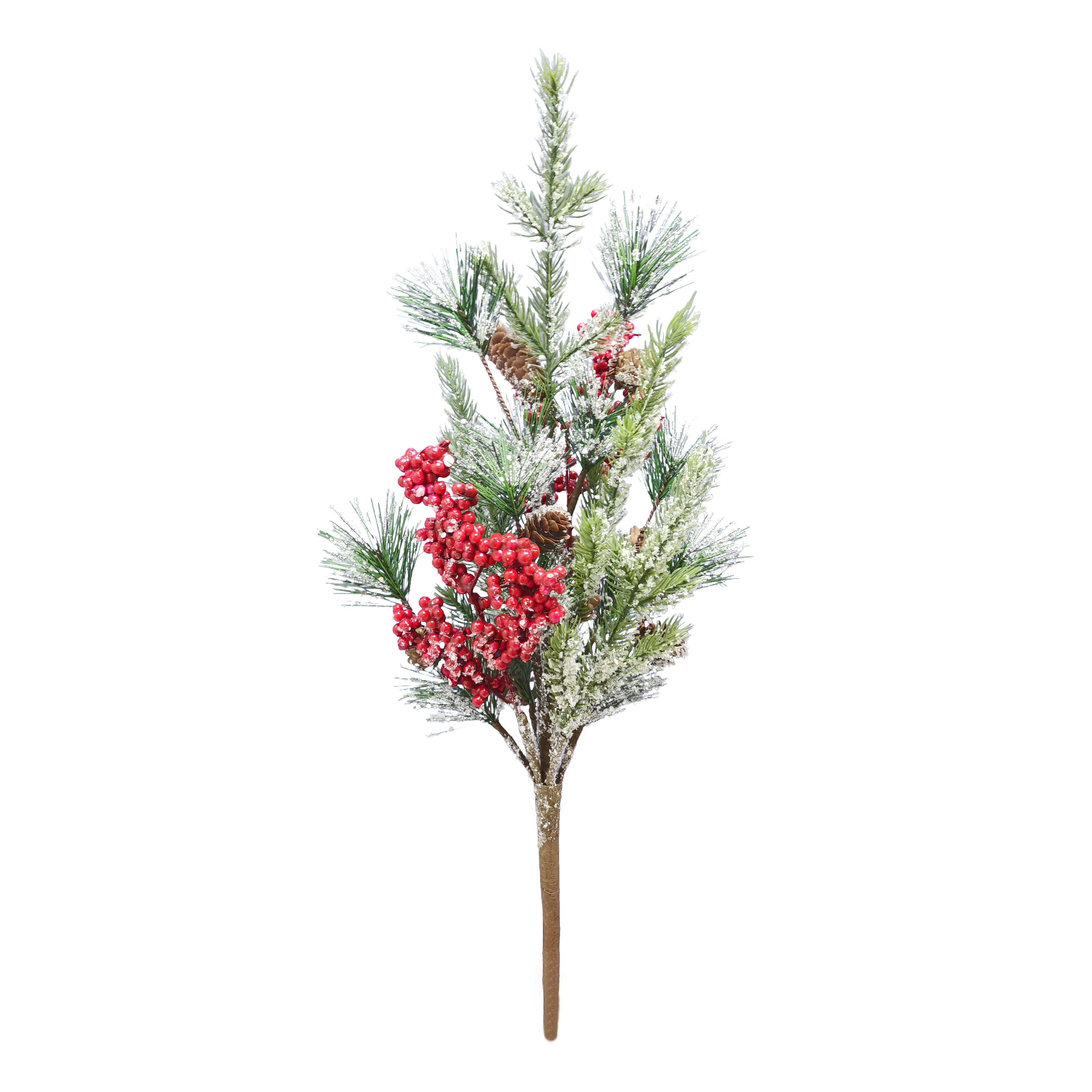 22&#x22; Icy Pine, Berry &#x26; Pinecone Deluxe Bush by Ashland&#xAE;