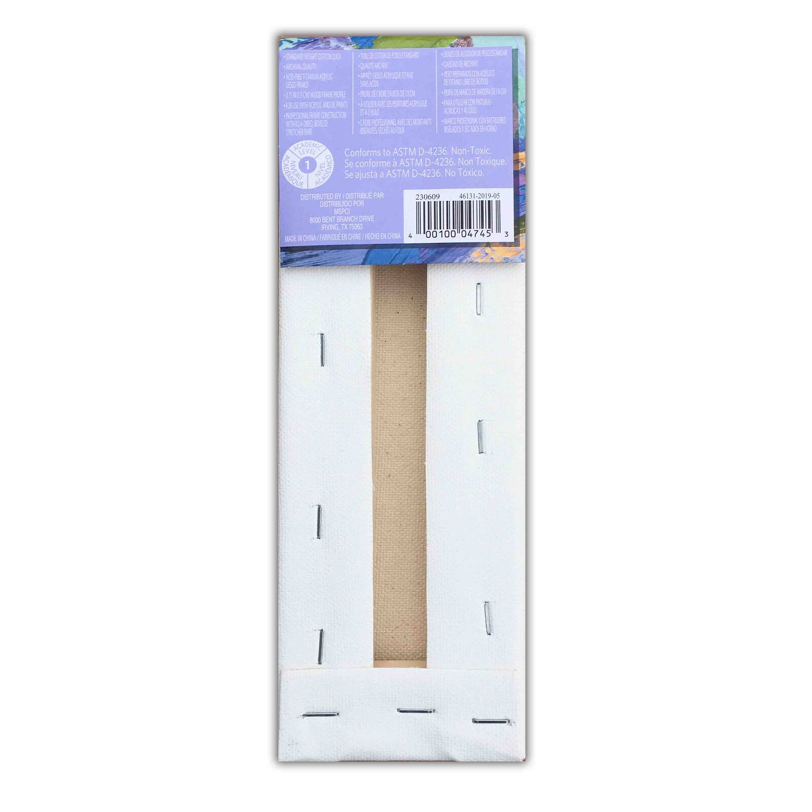 12 Pack: Level 1 Back Stapled Traditional Canvas by Artist&#x27;s Loft&#x2122;