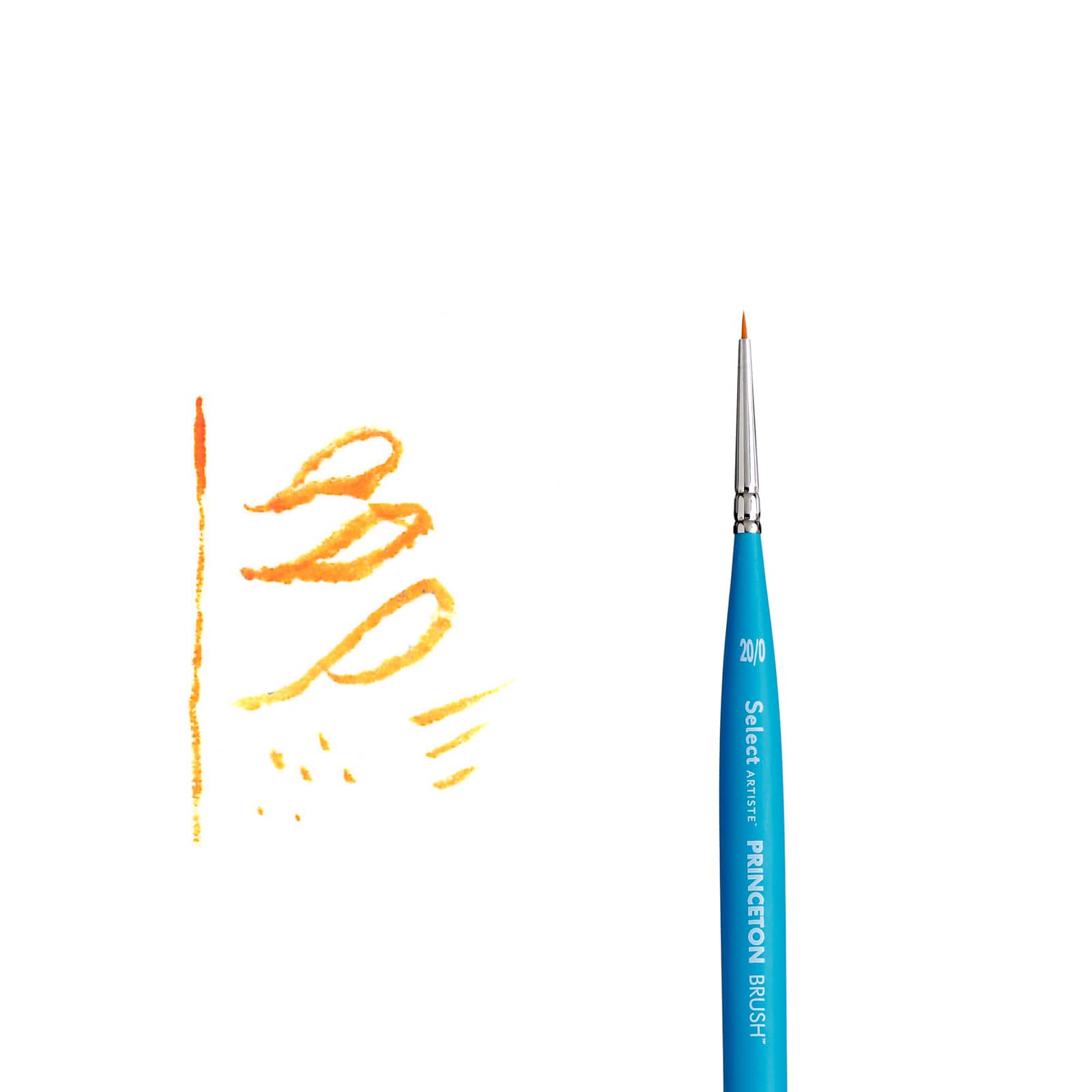 12 Pack: Princeton™ Select Artiste™ Series 3750 Short Handle Mini Spotter Brush