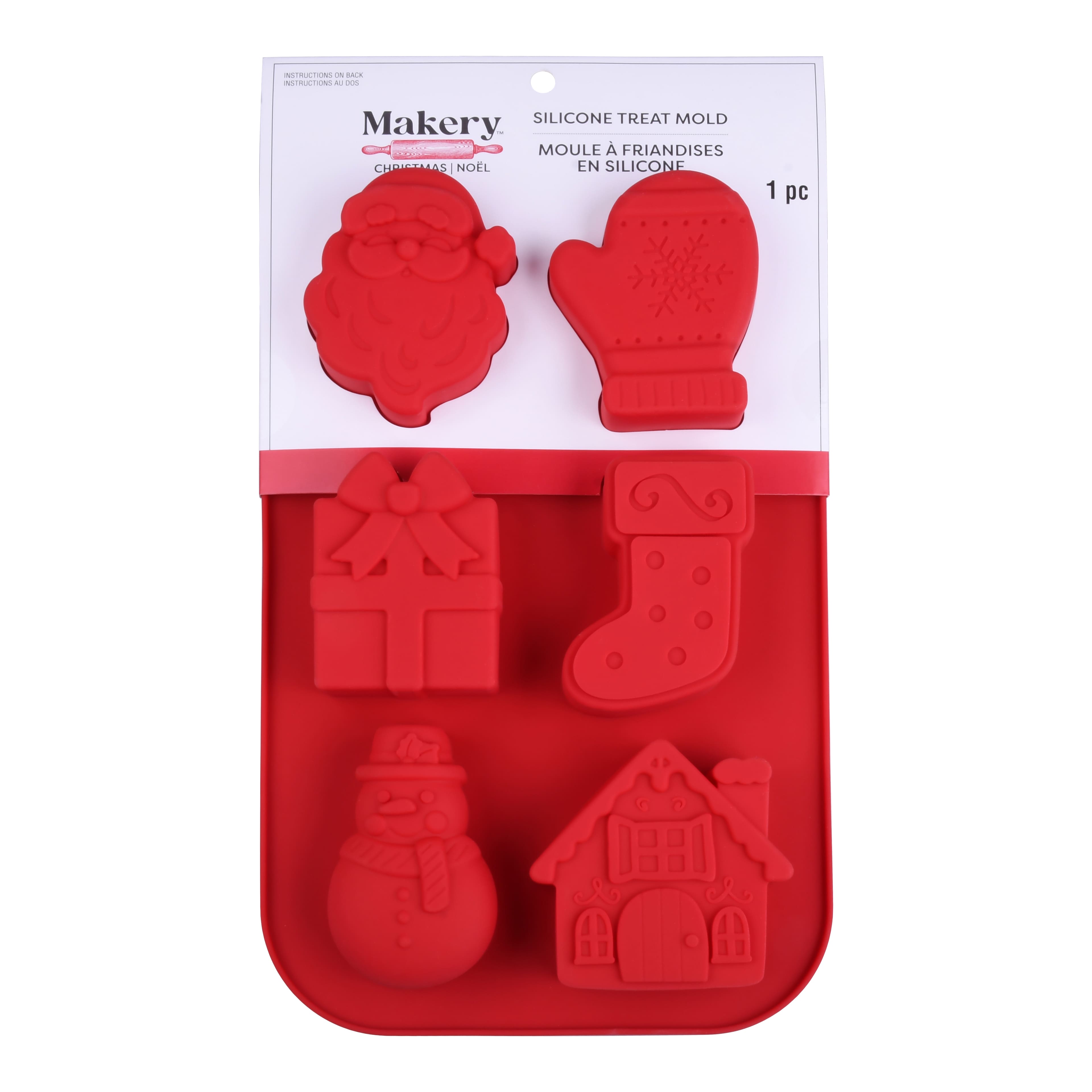 Christmas Icon Mix Silicone Treat Mold by Makery&#x2122;