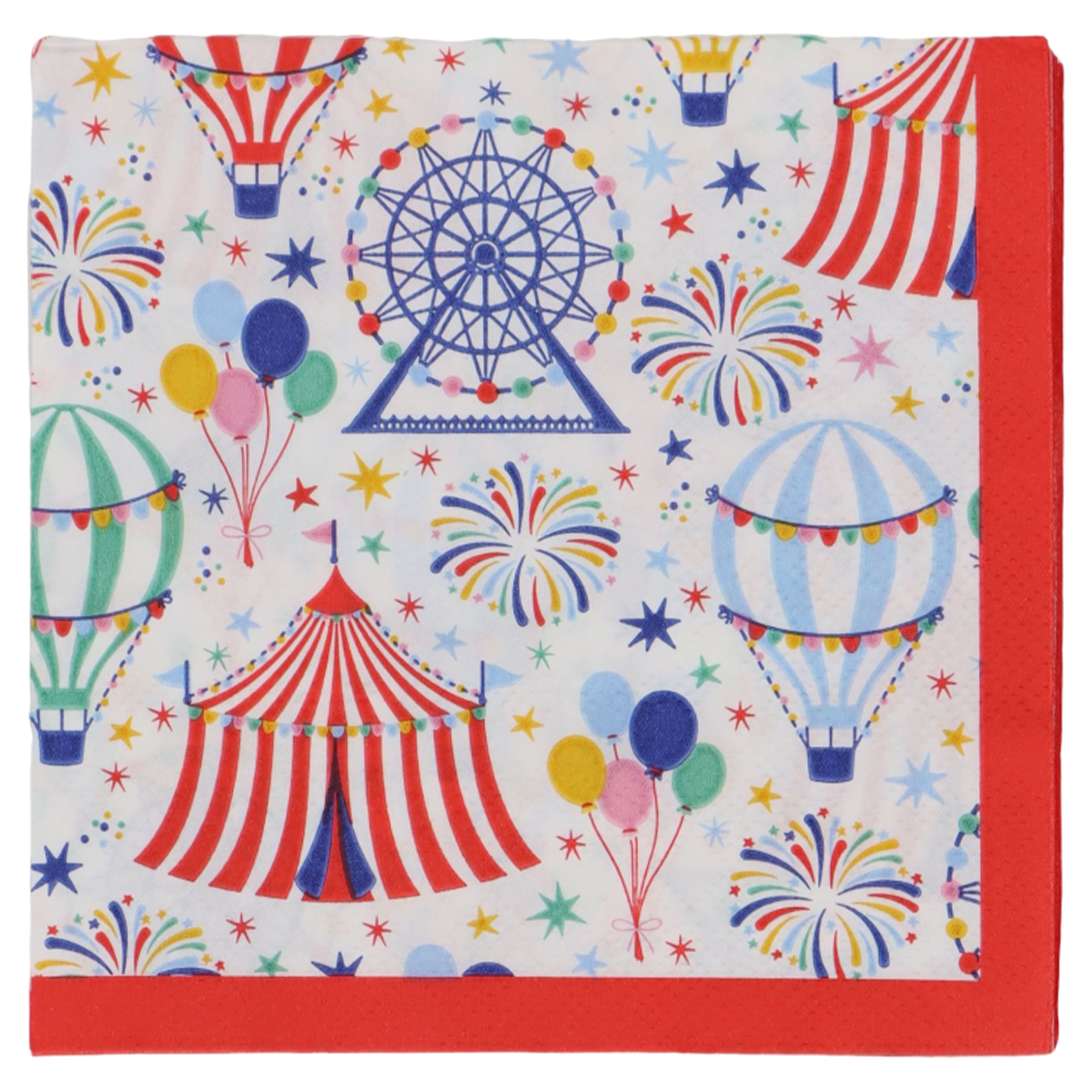 Circus Beverage Napkins, 20ct. by Celebrate It&#x2122;
