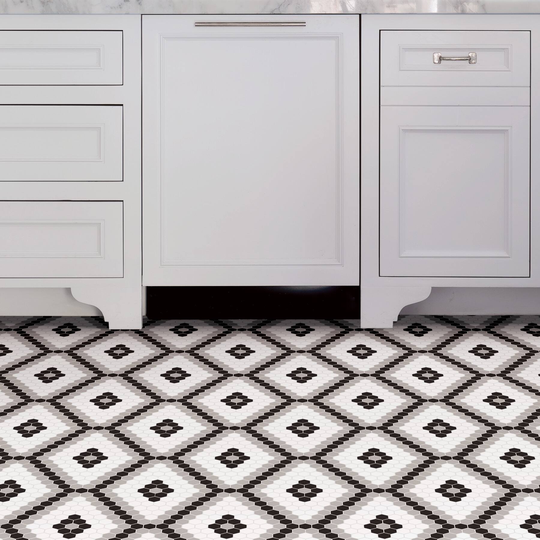 FloorPops Leyton Peel &#x26; Stick Floor Tiles