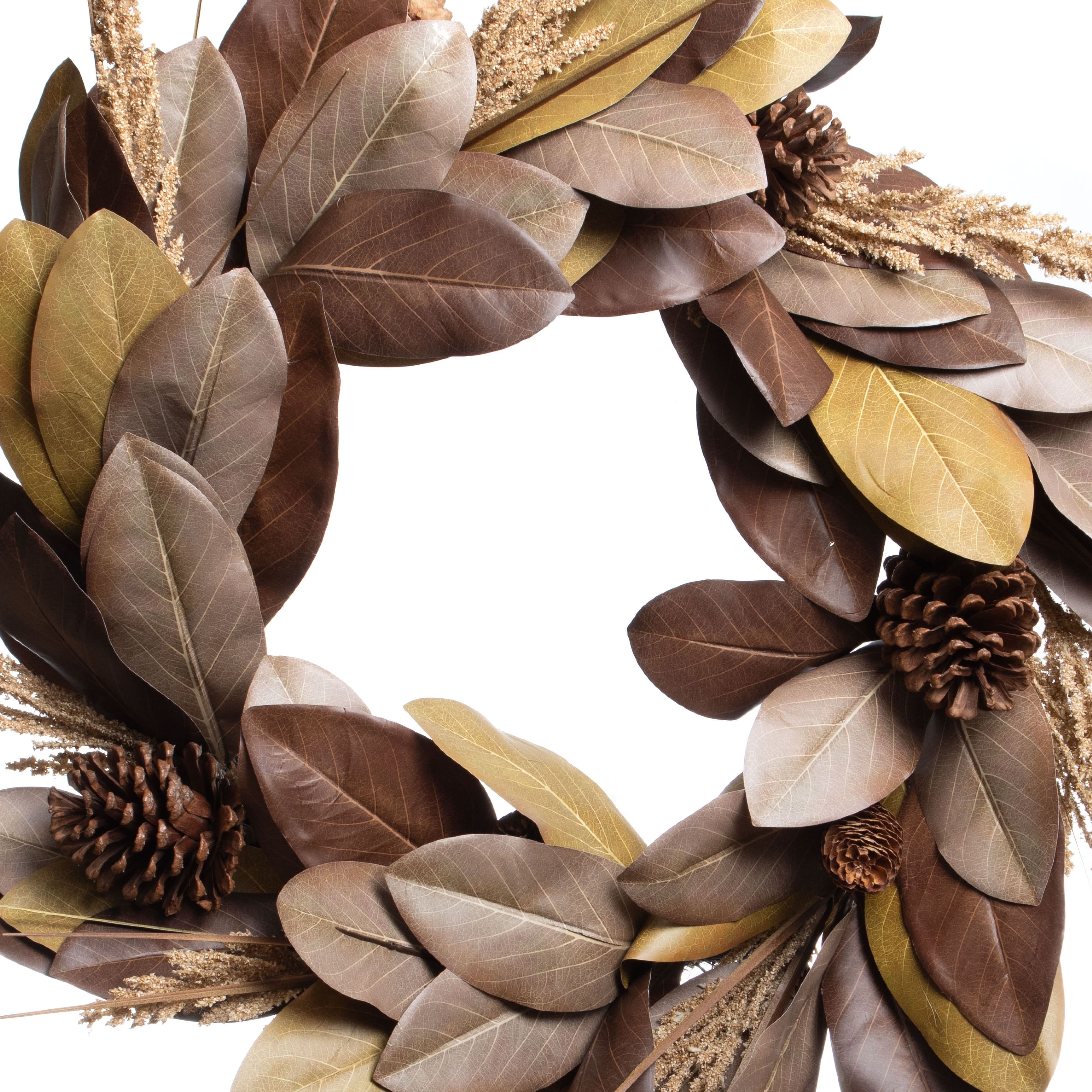 26&#x22; Magnolia &#x26; Pinecone Wreath by Ashland&#xAE;