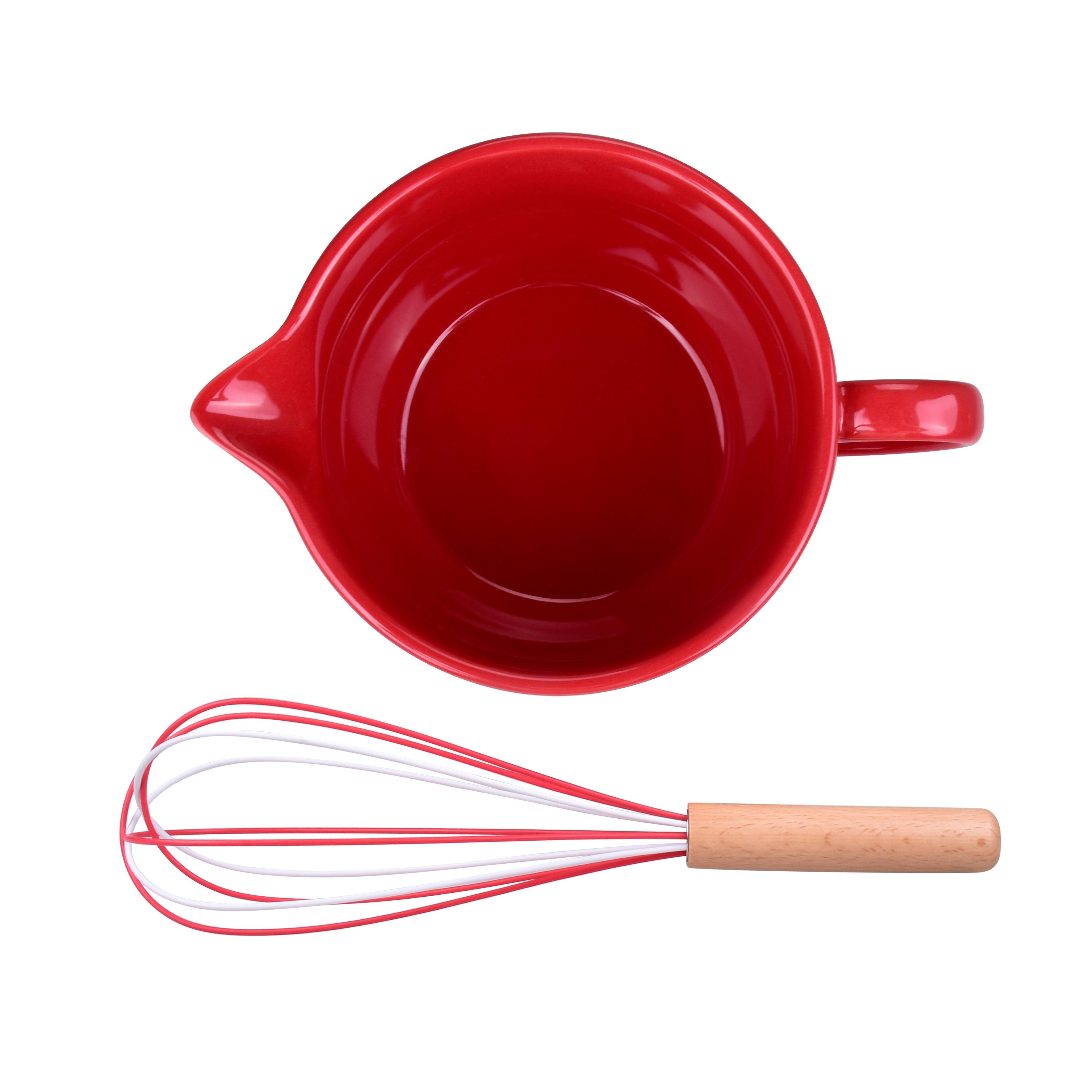 Red Merry Christmas Bowl & Whisk Baking Set by Celebrate It™