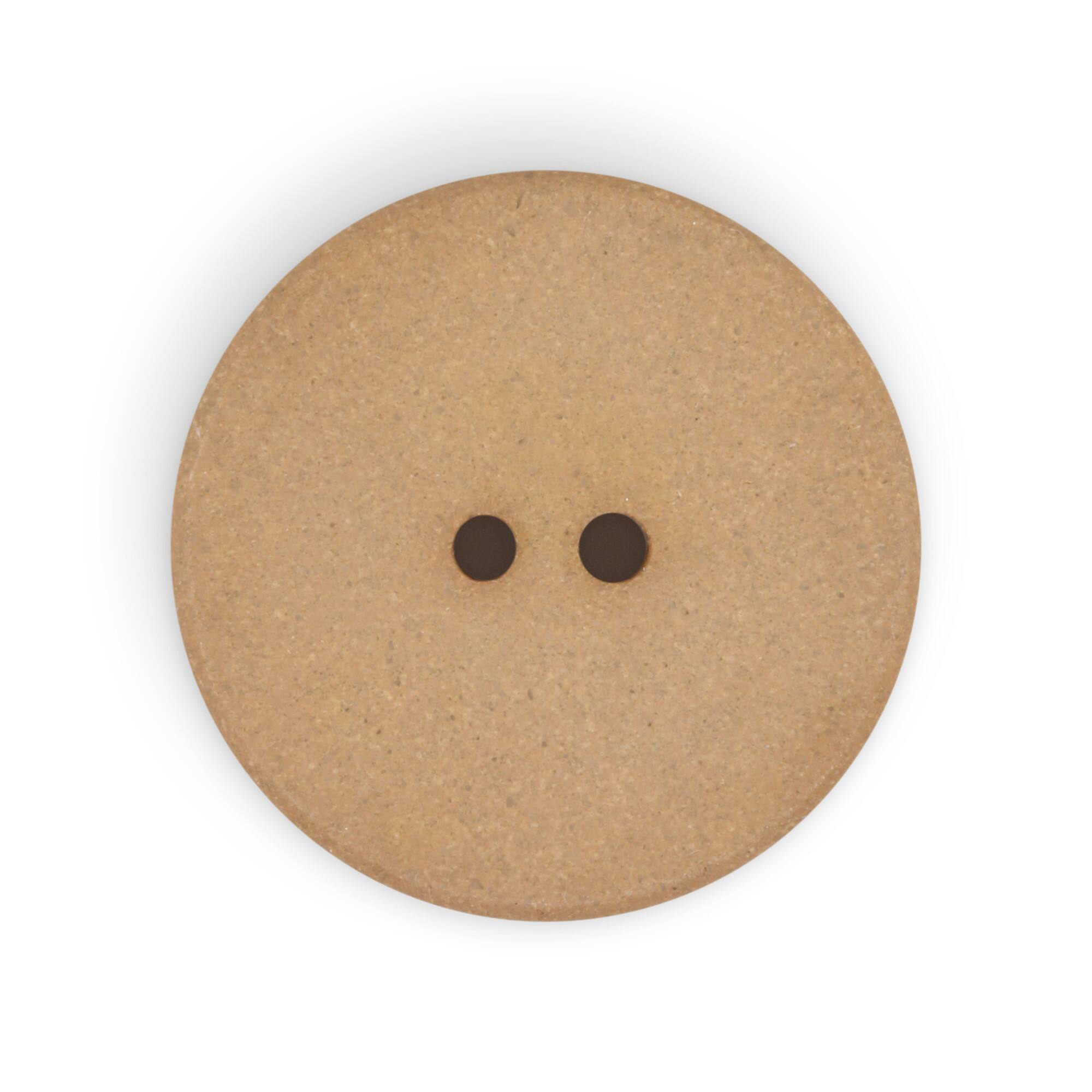 Dritz&#xAE; 28mm Recycled Hemp Round Floral Button, 3ct.