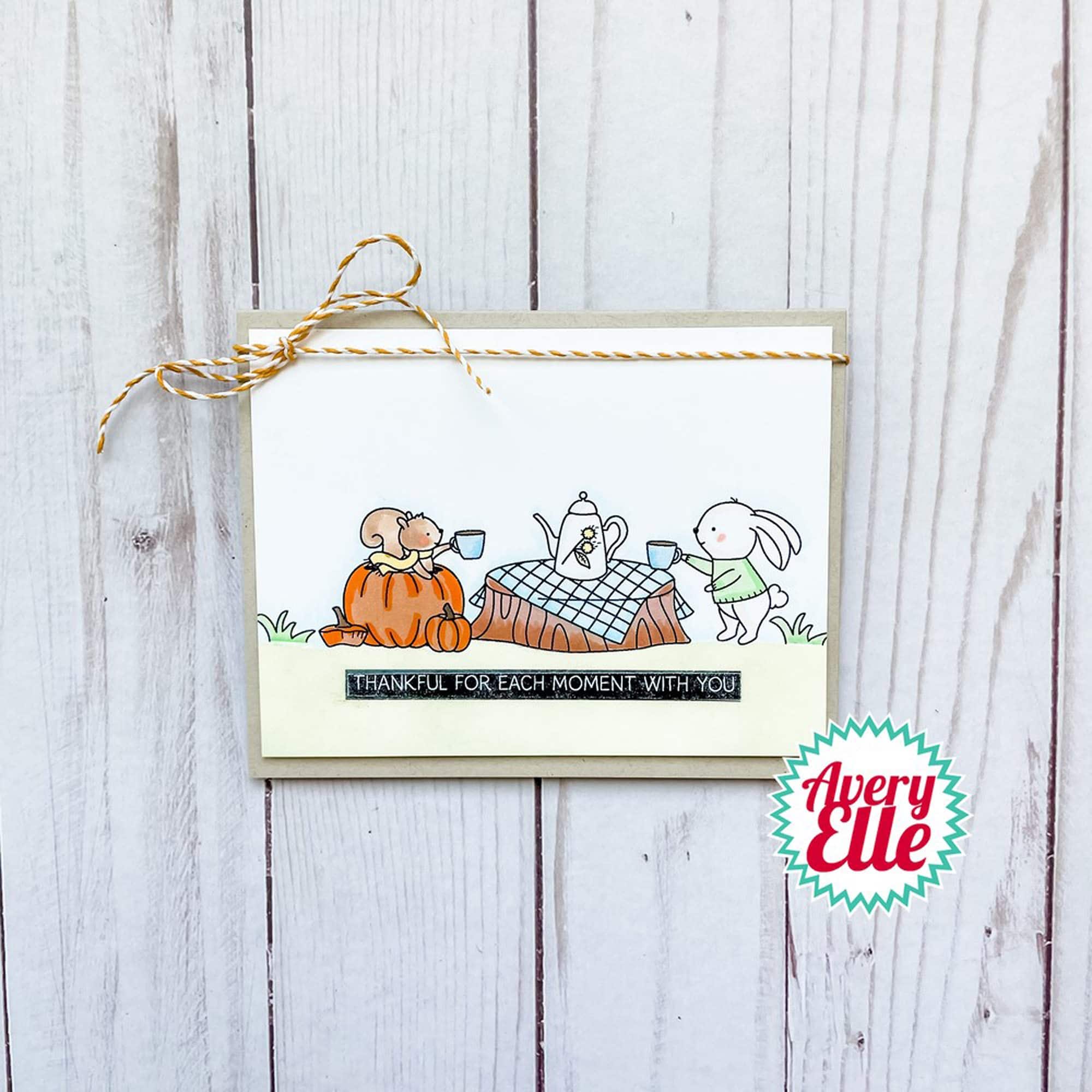 Avery Elle Fall Picnic Clear Stamp Set