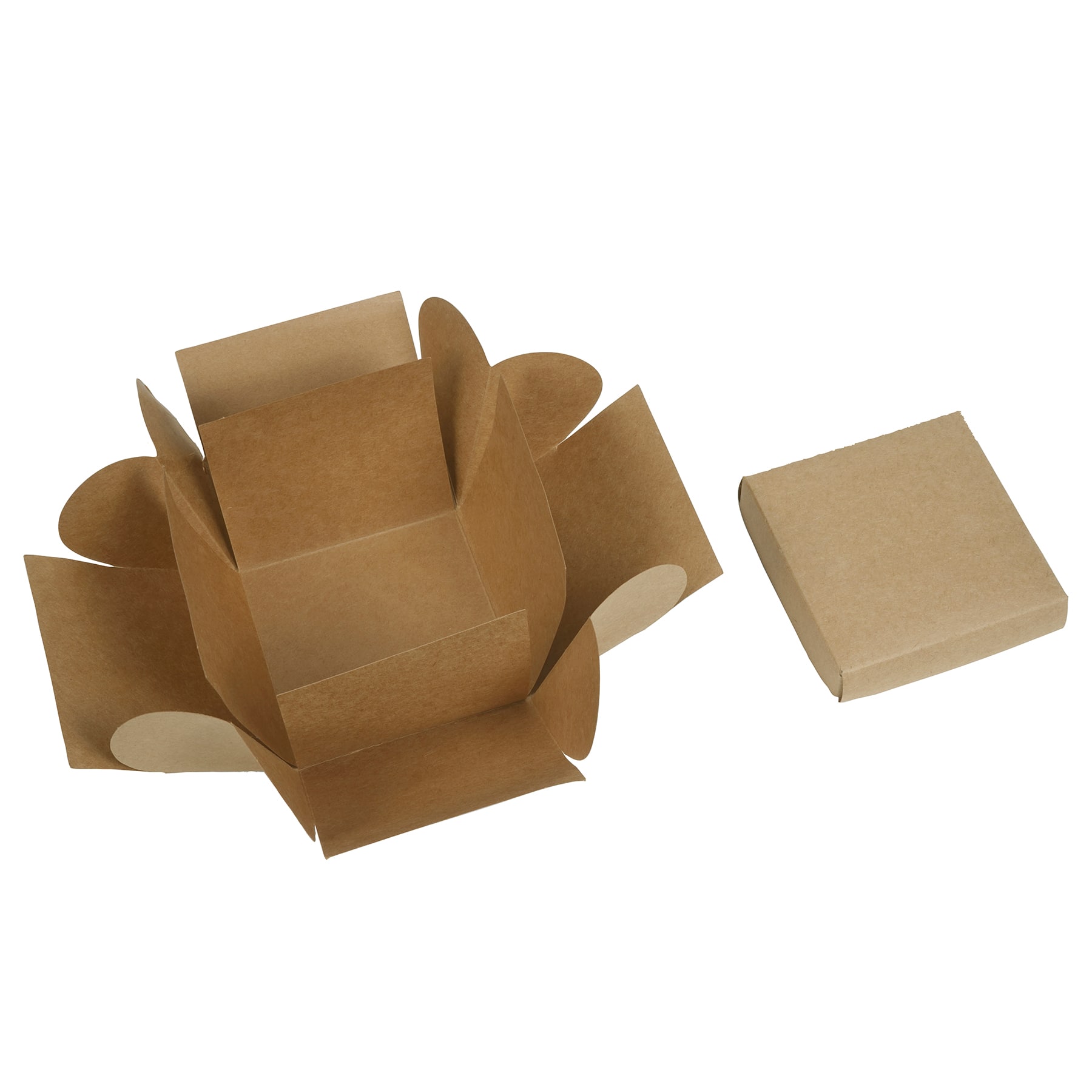 12 Pack: 4&#x22; Kraft Memory Explosion Box by Recollections&#x2122;