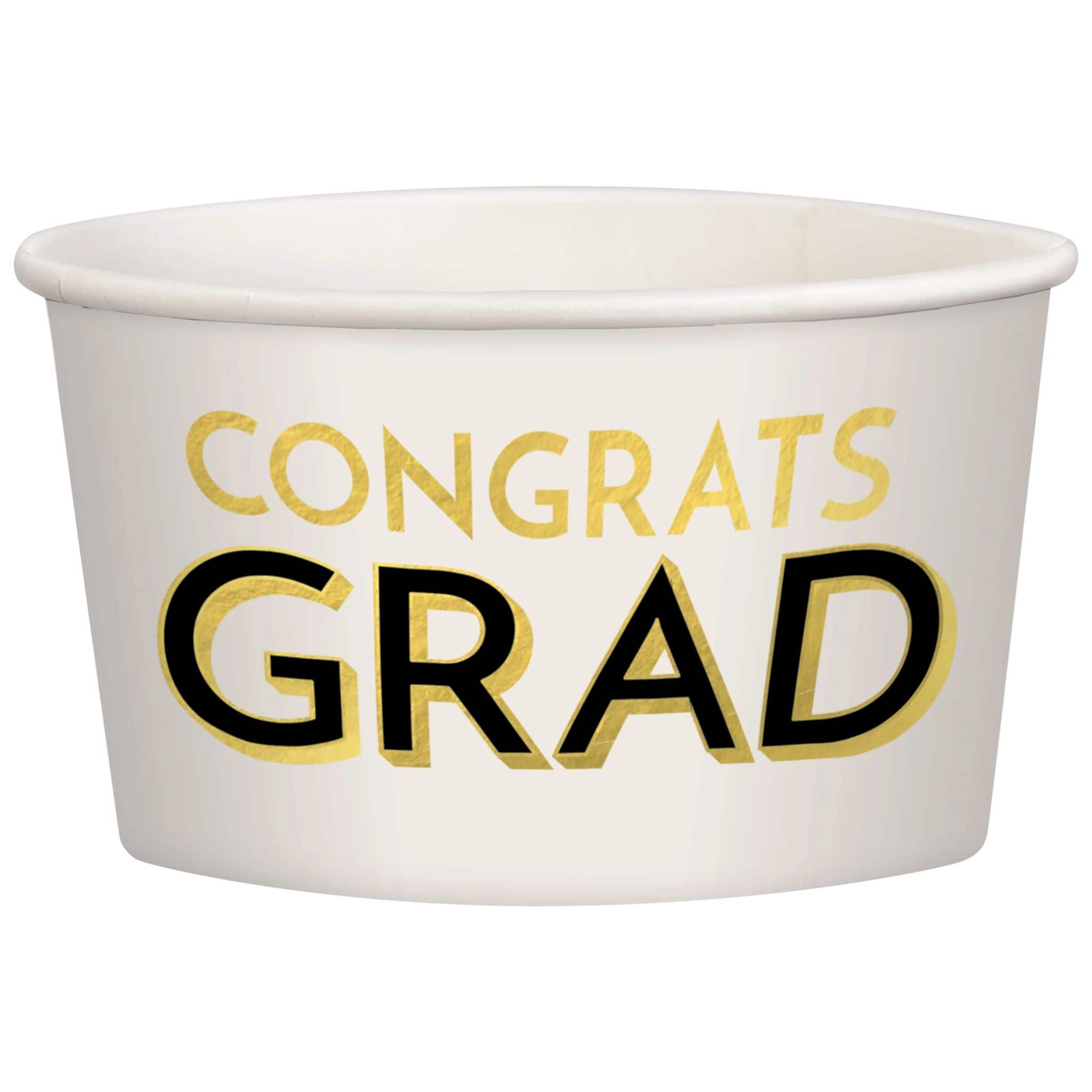 9.5oz. Congrats Grad Paper Treat Cups, 32ct.