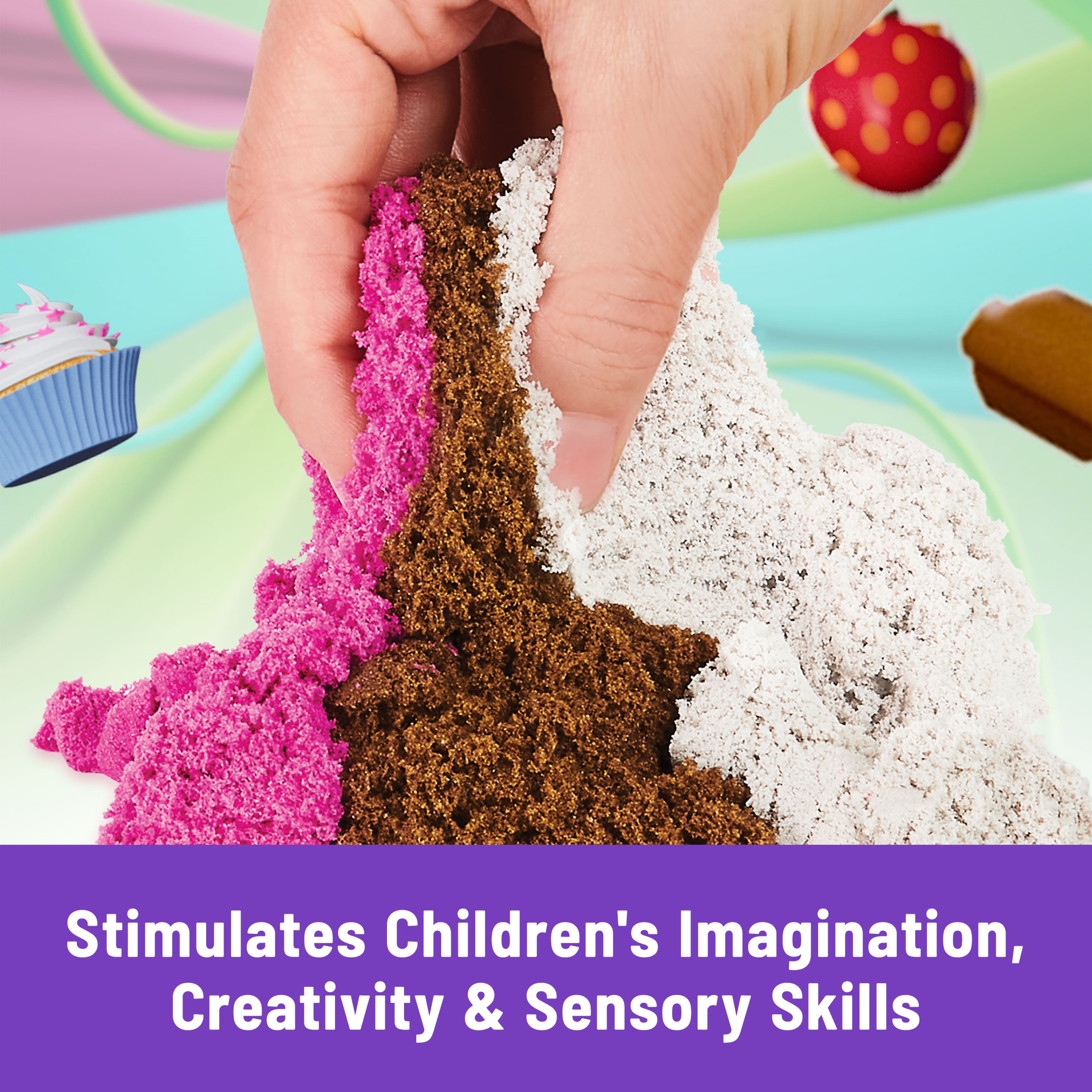 Kinetic Sand&#x2122; Ice Cream Treats Scented Playset