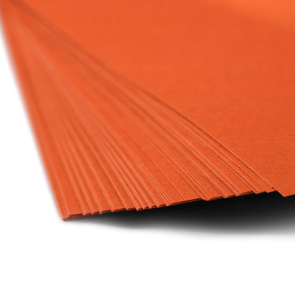 JAM Paper Orange 8.5" x 11" 24lb. Recycled Paper Pack, 500 Sheets