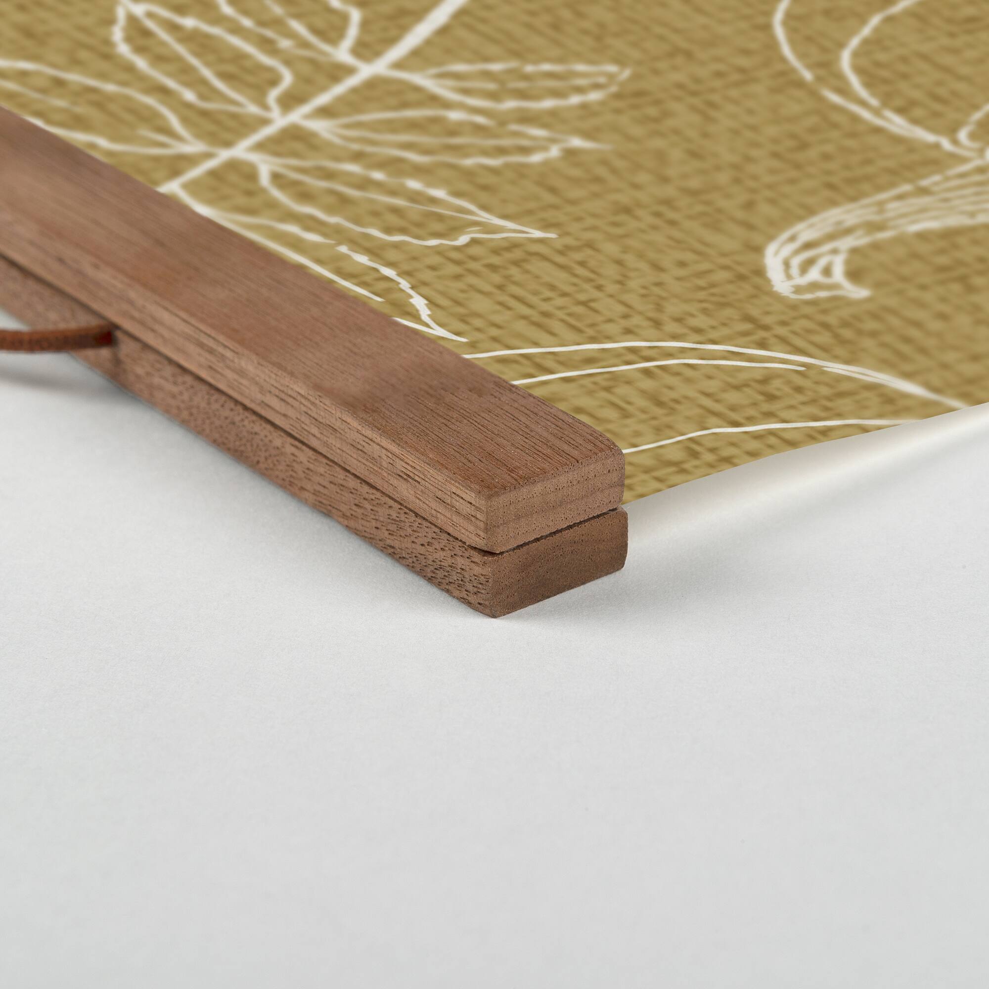 Mustard Yellow Count Your Blessings Hanging Canvas