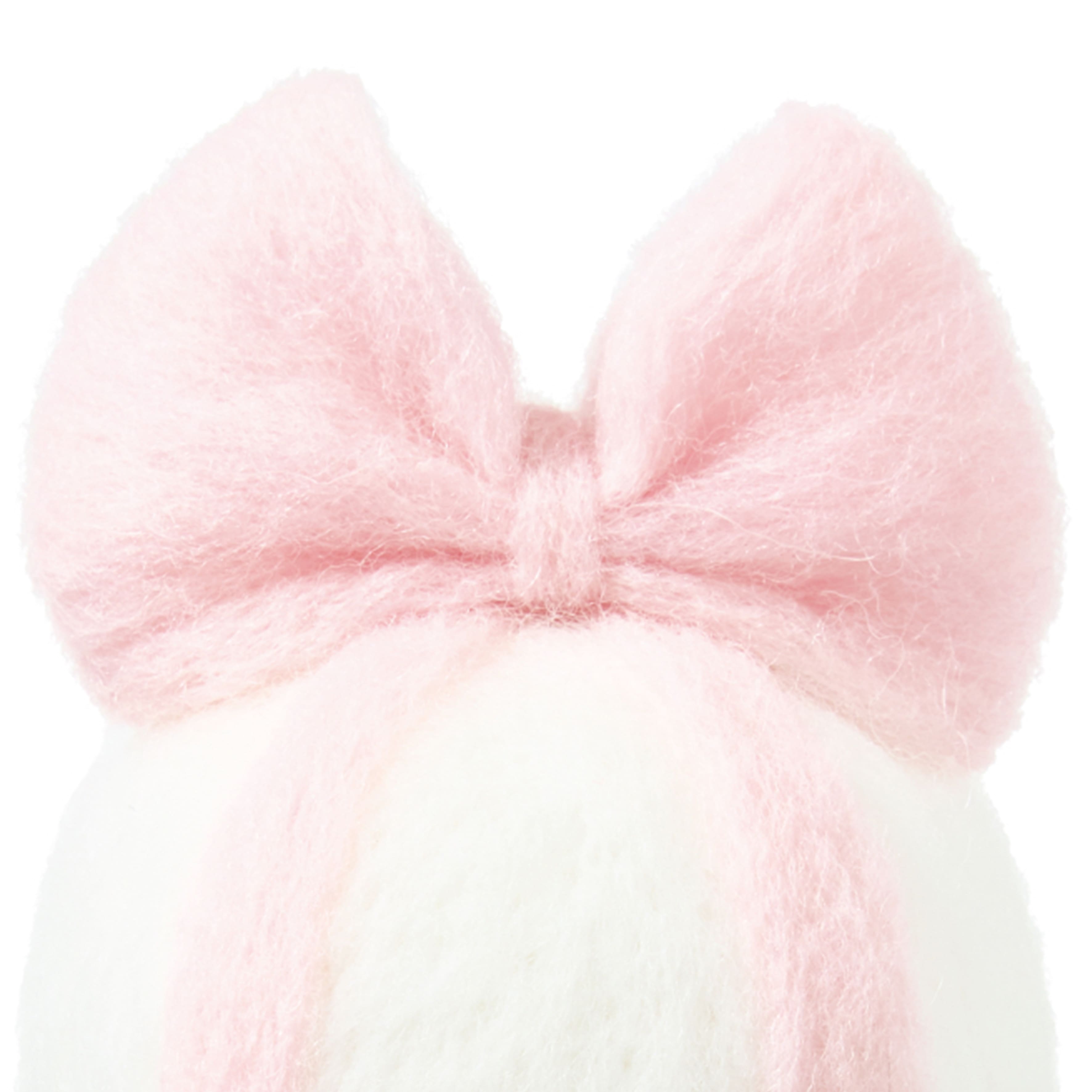 Christmas Pink &#x26; White Ball with Bow Felting Kit by Loops &#x26; Threads&#xAE;