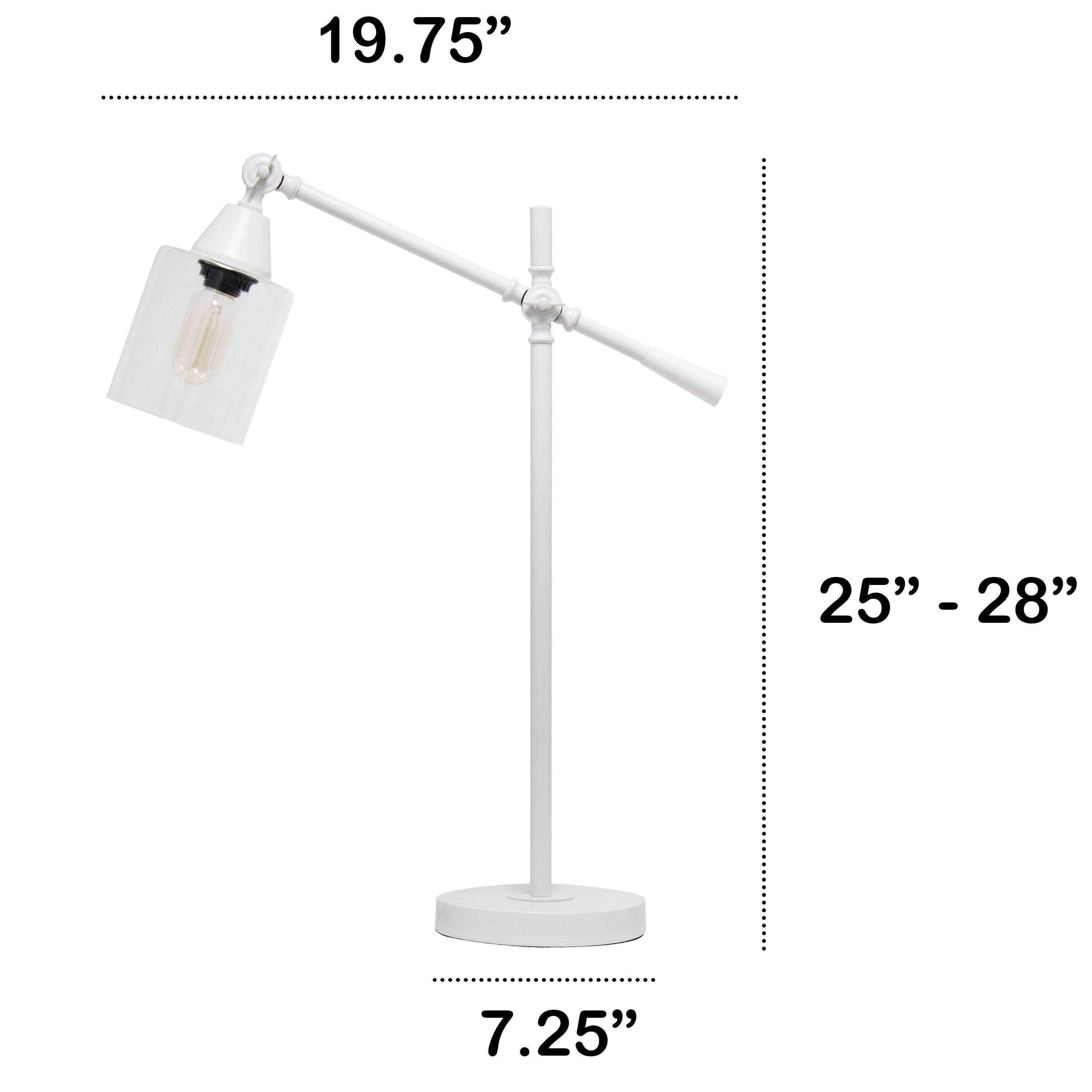 Lalia Home 2.5ft. Vertically Adjustable Desk Lamp