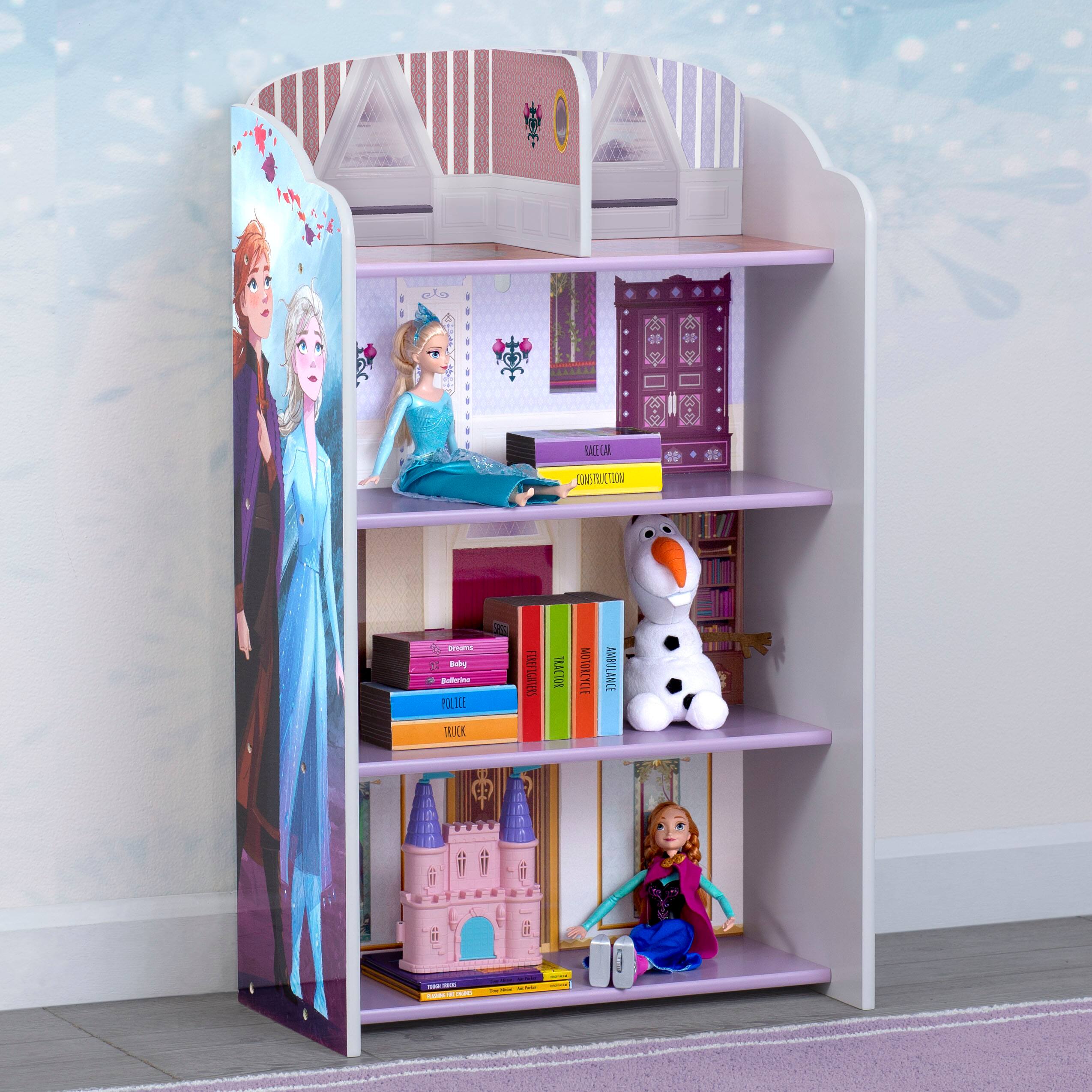 Disney® Frozen II Wooden Playhouse 4-Shelf Bookcase