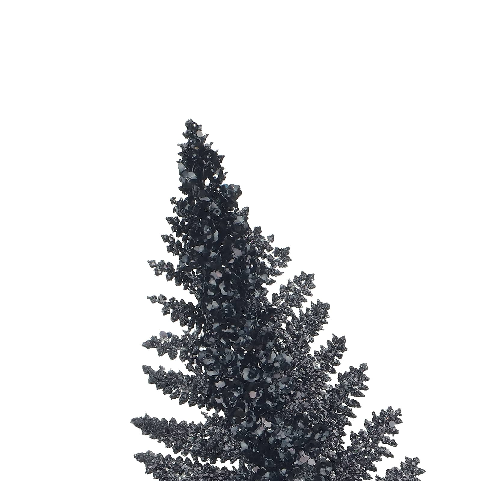 3ft. Black Sequin Fern Stem by Ashland&#xAE;