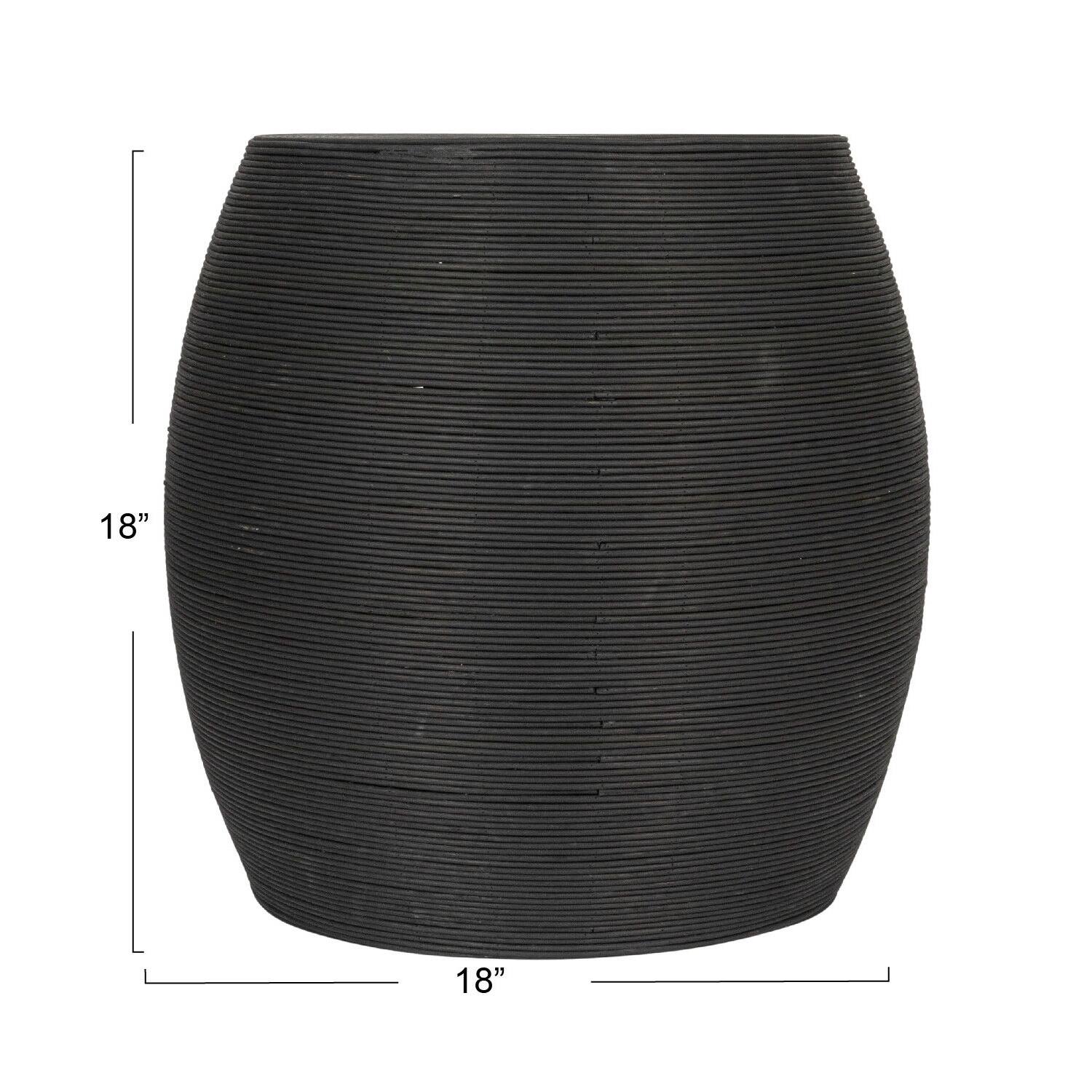 Hello Honey® Small Rattan Round Accent Table