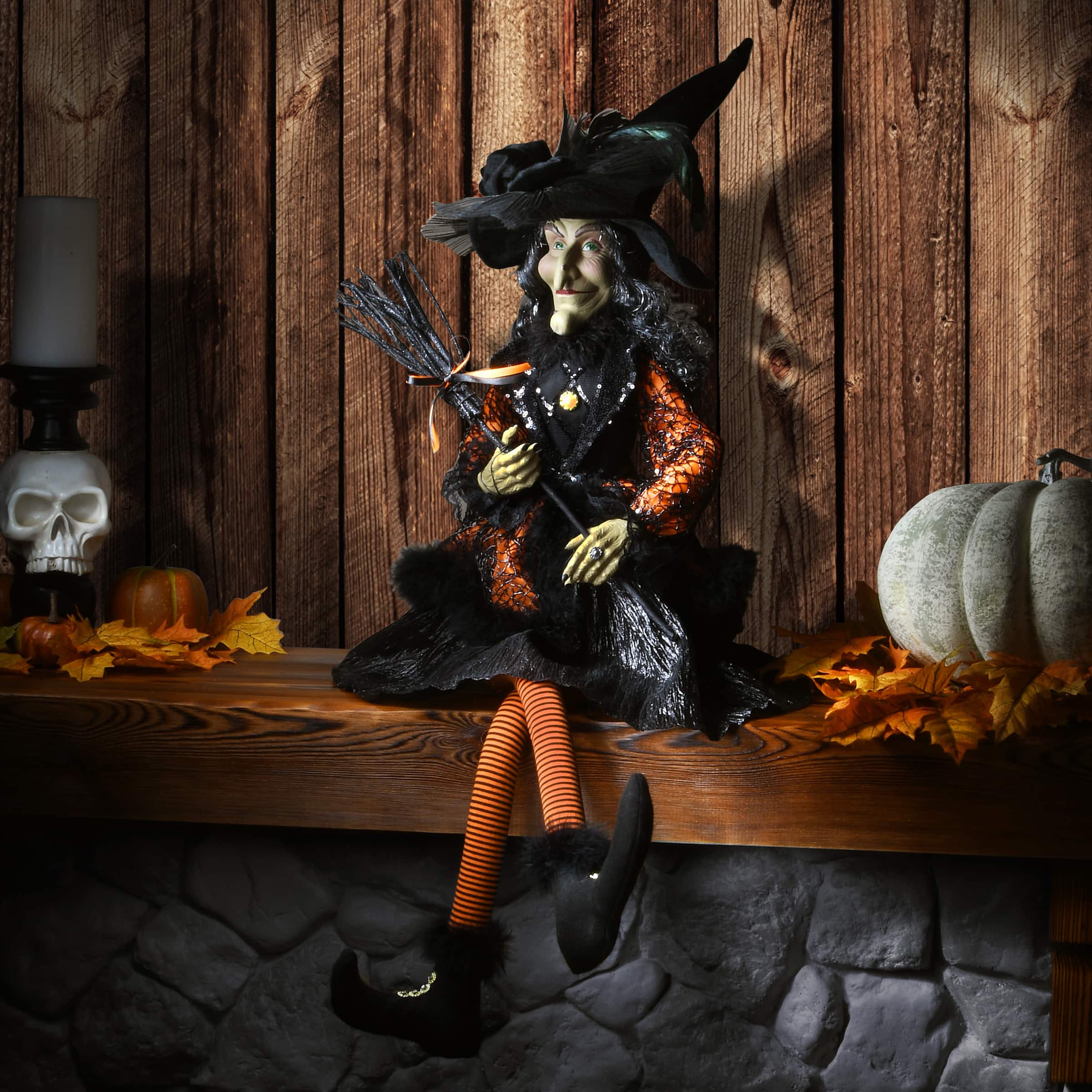 36" Witch Halloween Décor Halloween Tabletop Decor Michaels
