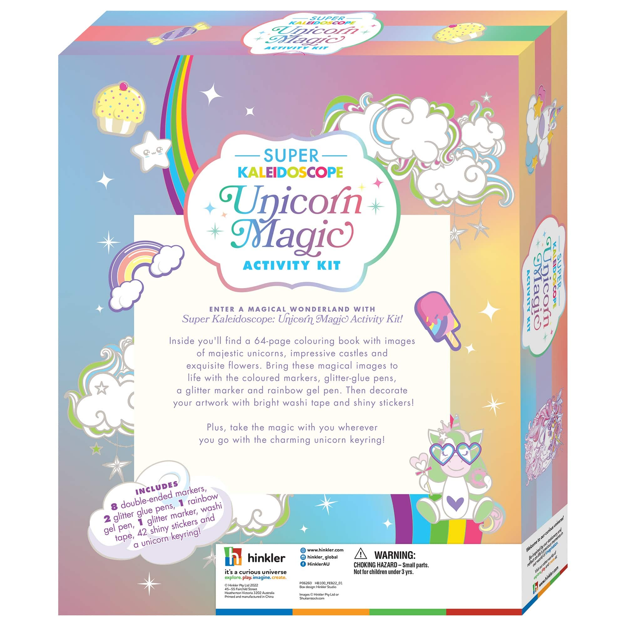 Hinkler Super Kaleidoscope Unicorn Magic Activity Kit