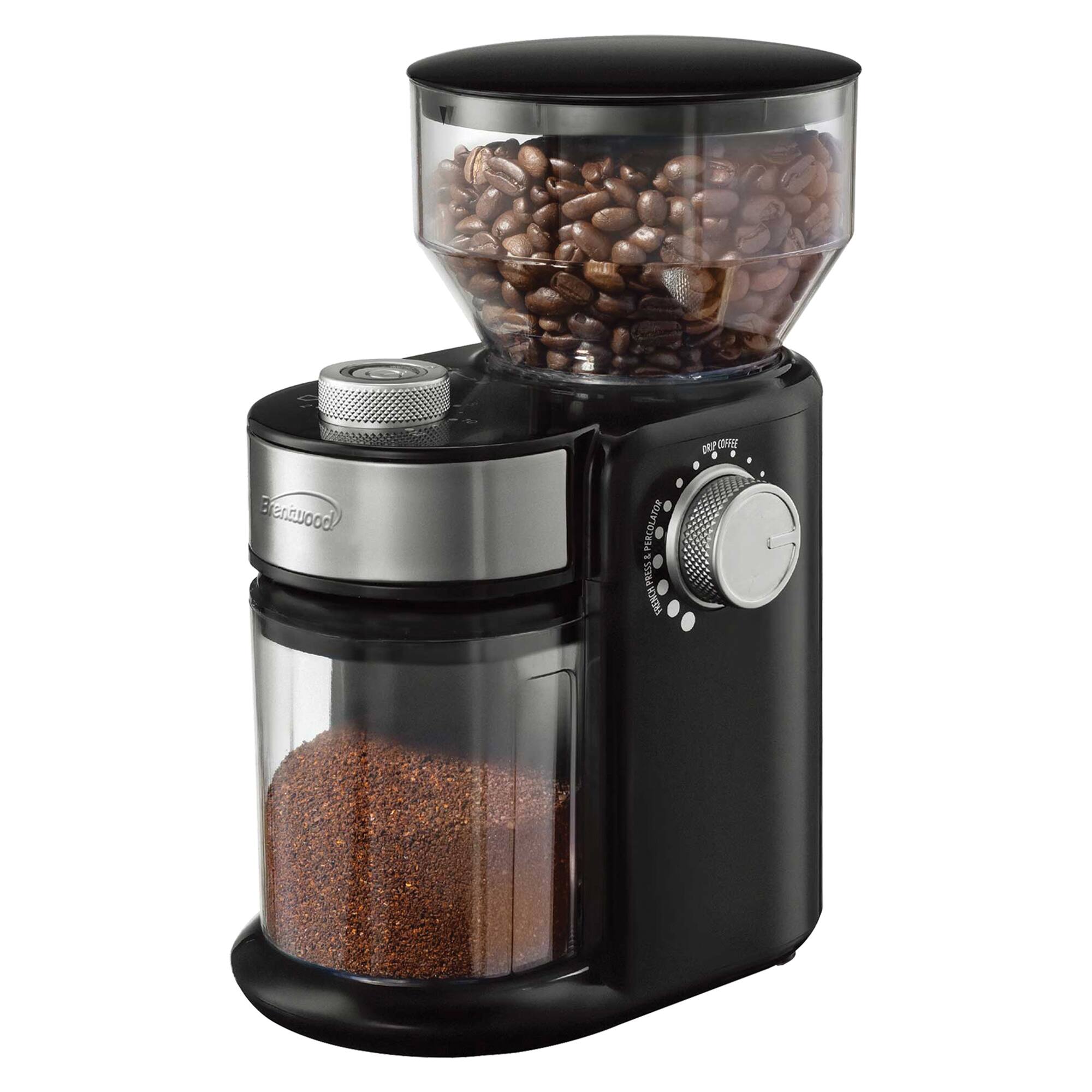 Brentwood 8oz. 150-Watt Automatic Burr Coffee Bean Grinder Mill
